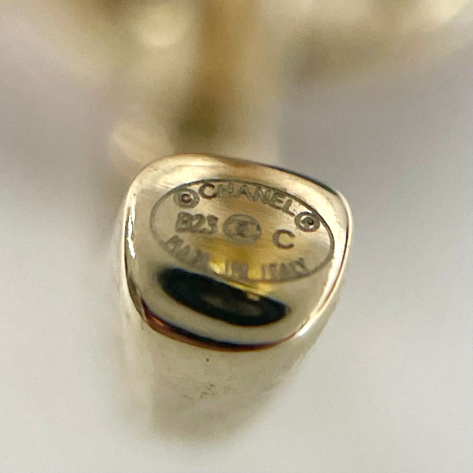 【送料無料】_ CHANEL_(シャネル)_B23C _ココマーク マトラッセ _バッグモチーフ ピアス _中古品