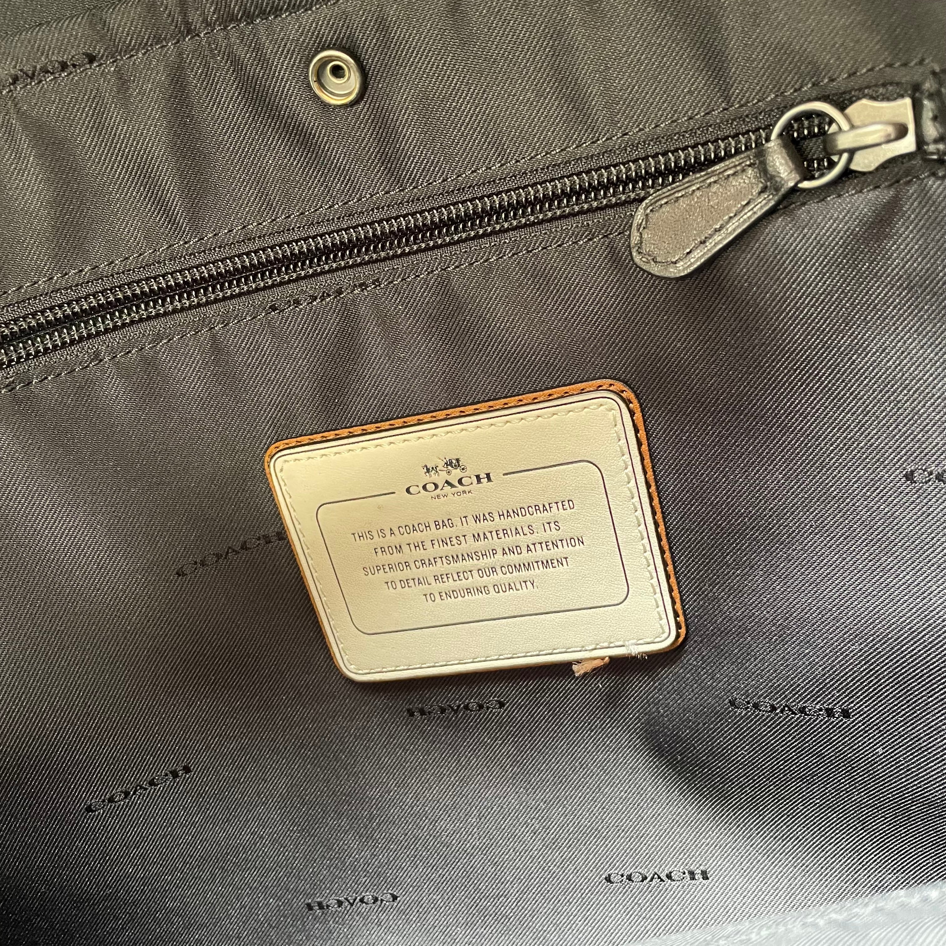 【送料無料】_ COACH_(コーチ)_スポーツカーフ _牛革リュックサック _72034_中古品