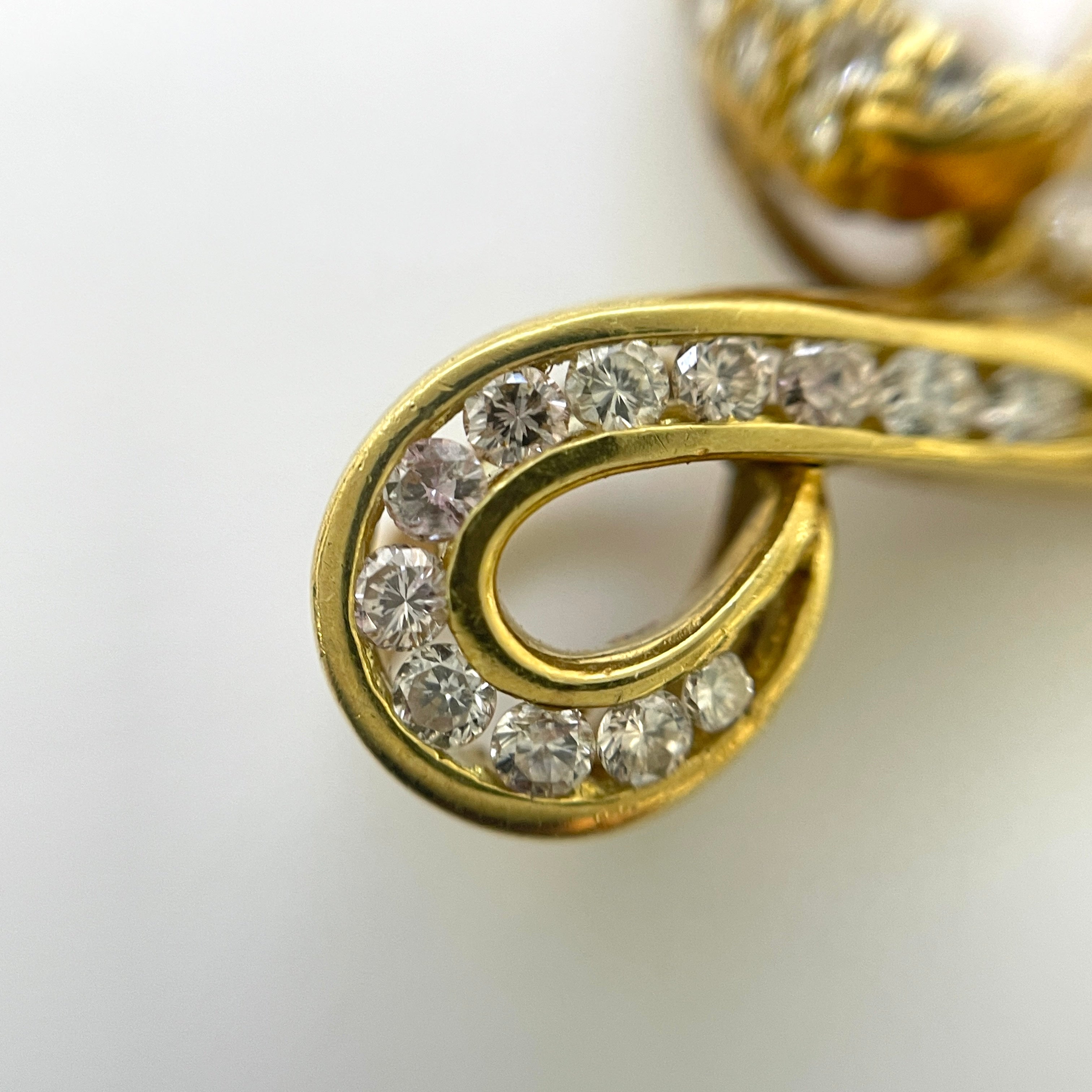 【送料無料】_ノンブランド_K18 D0.503ct FD0.292ct FD2.03ct_ペンダントトップ 10.3g_中古品