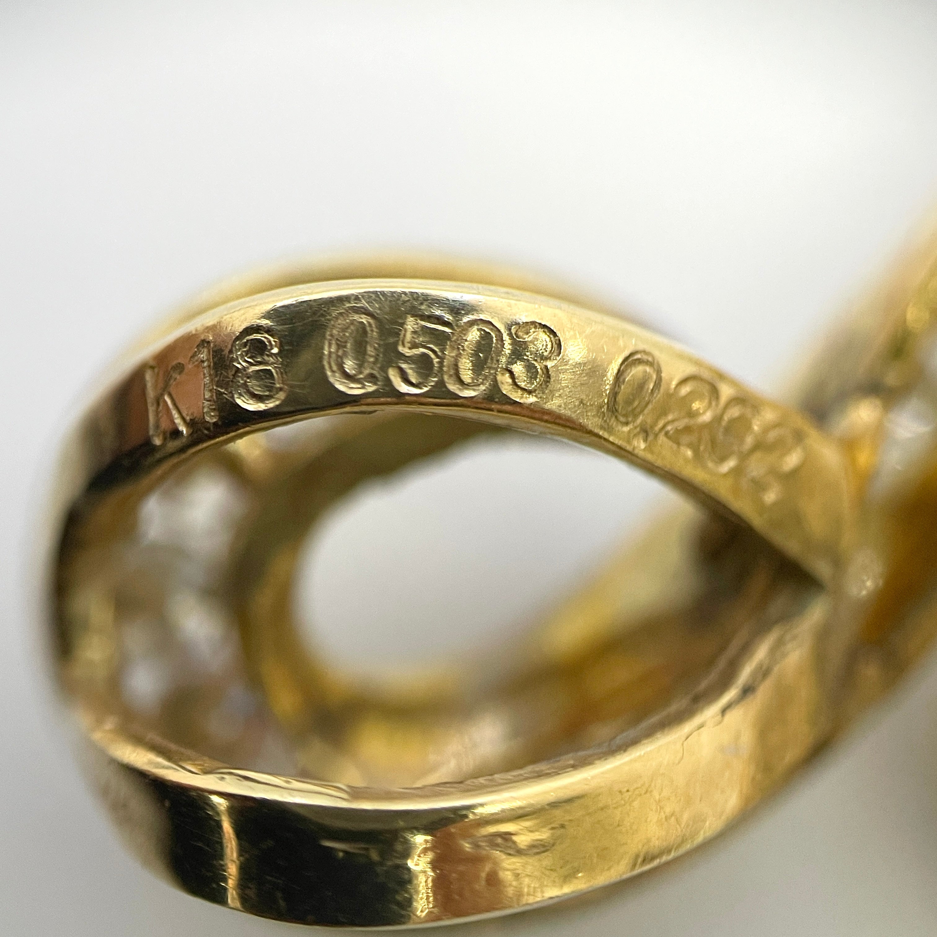 ノンブランド_K18 D0.503ct FD0.292ct FD2.03ct_ペンダントトップ 10.3g_中古品