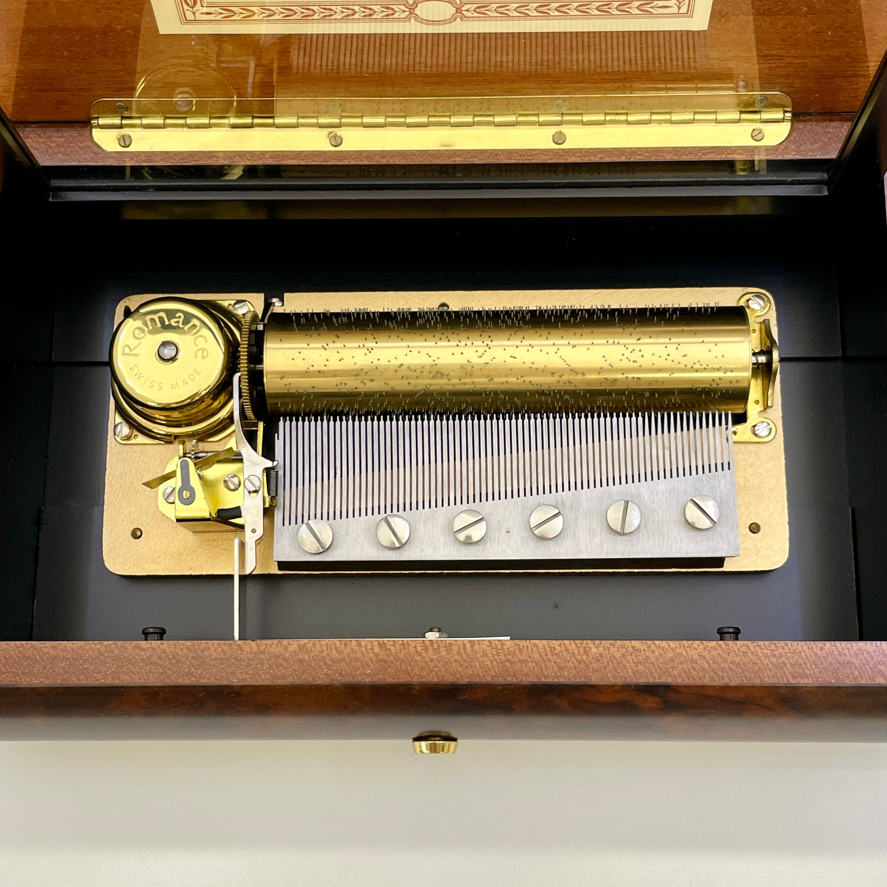 【送料無料】_REUGE_(リュージュ)72弁 オルゴール 3曲収録_ショパン 英雄ポロネーズ_別れの曲 幻想即興曲_中古品