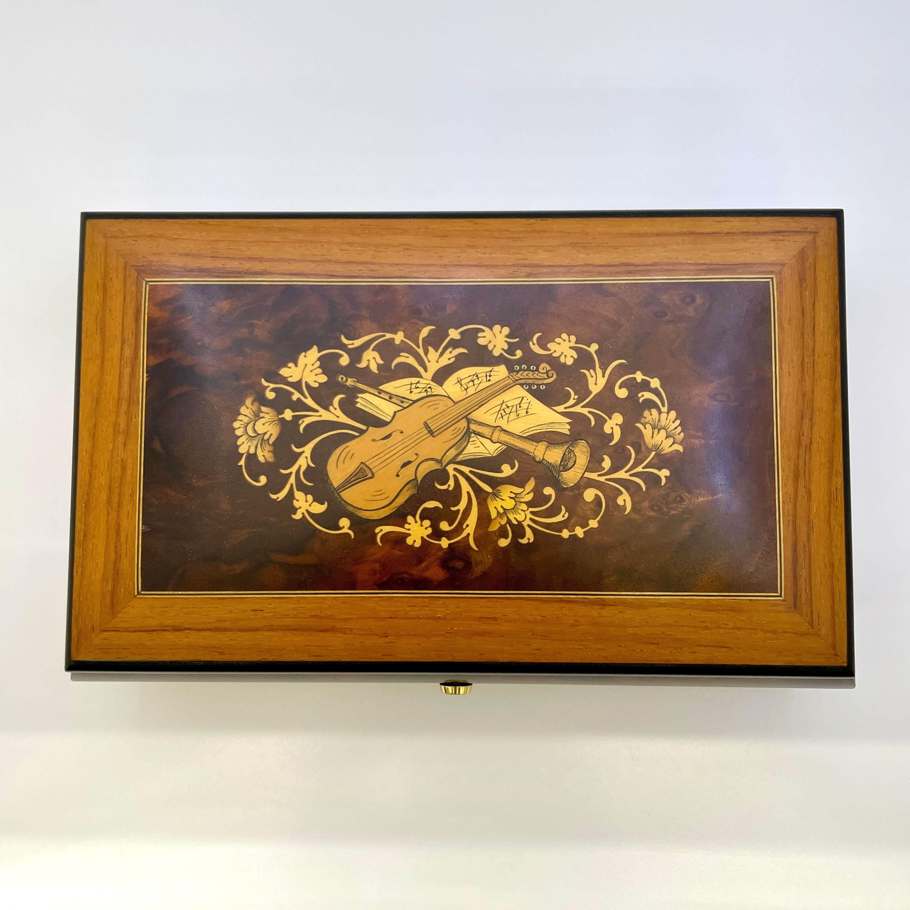 【送料無料】_REUGE_(リュージュ)72弁 オルゴール 3曲収録_ショパン 英雄ポロネーズ_別れの曲 幻想即興曲_中古品