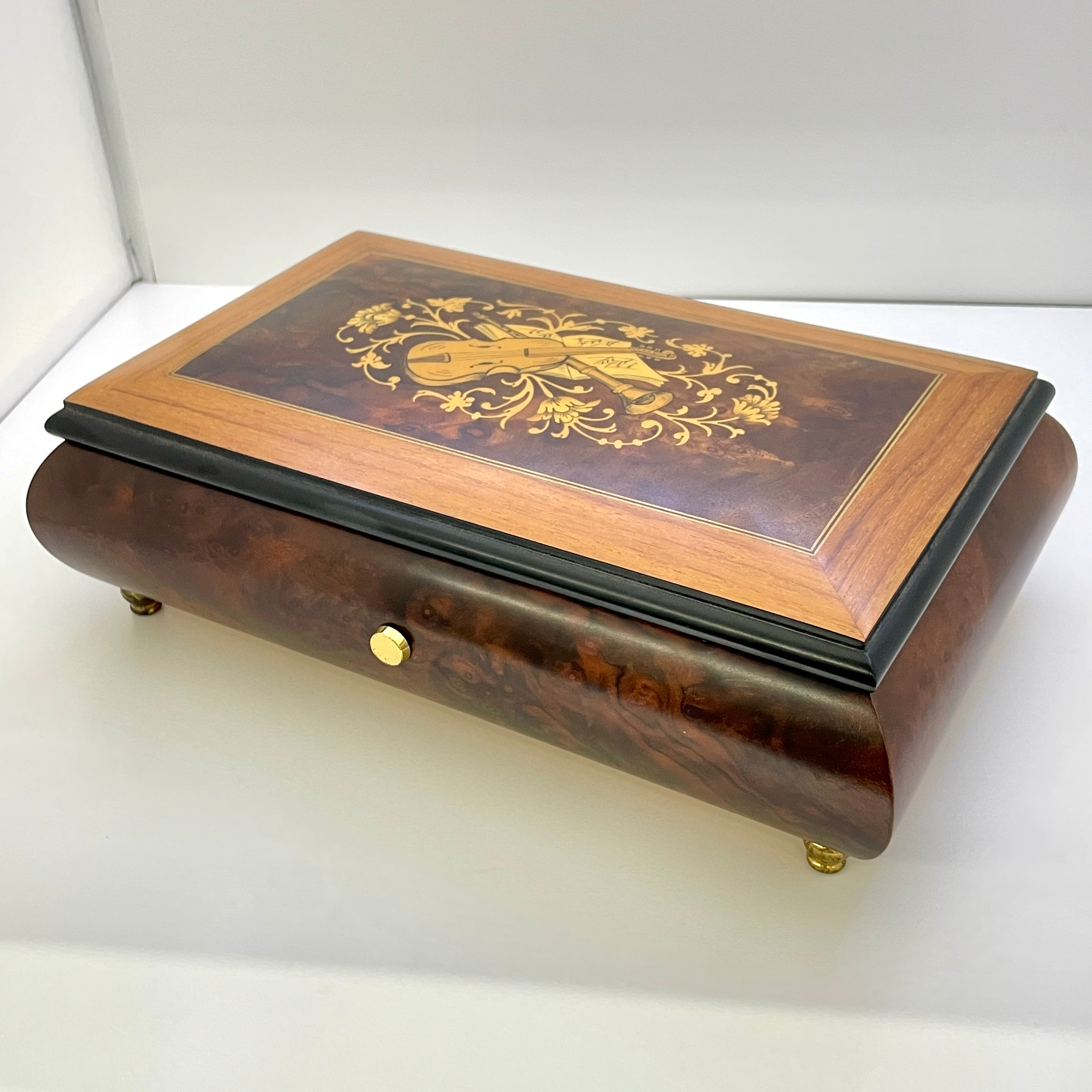 【送料無料】_REUGE_(リュージュ)72弁 オルゴール 3曲収録_ショパン 英雄ポロネーズ_別れの曲 幻想即興曲_中古品