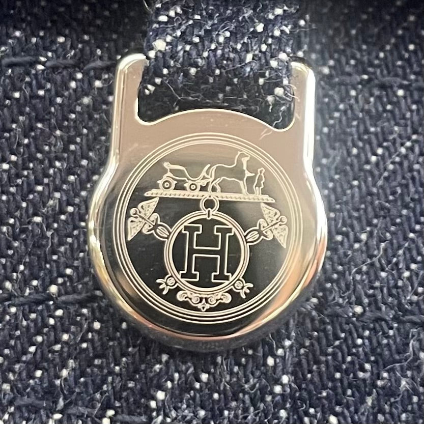 【送料無料】_ HERMES_(エルメス)_キャスケット _ ドーヴィル( デニム)_中古品