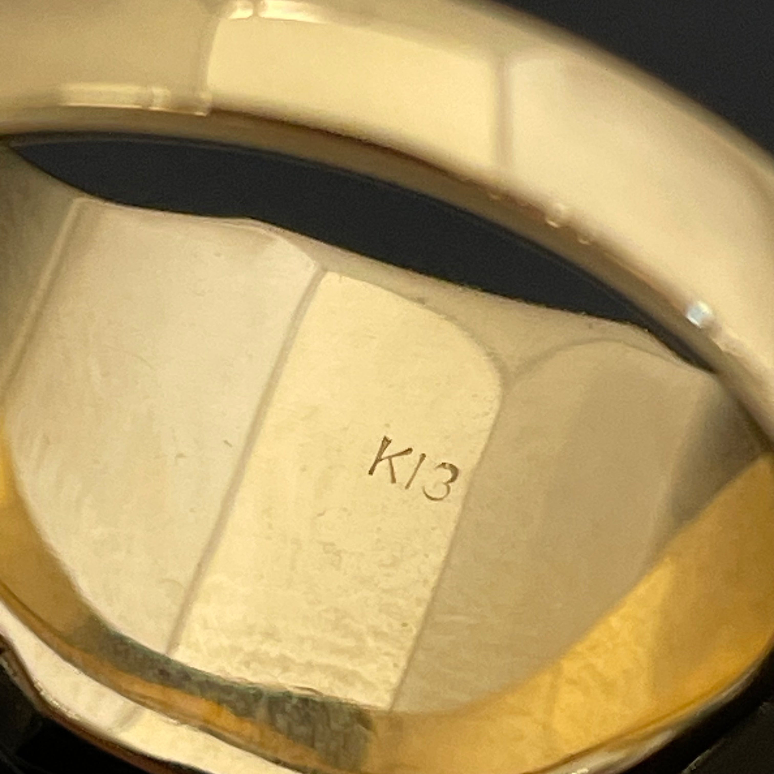 ノンブランド _K18印台リング _14.3g/#16号_ 中古品