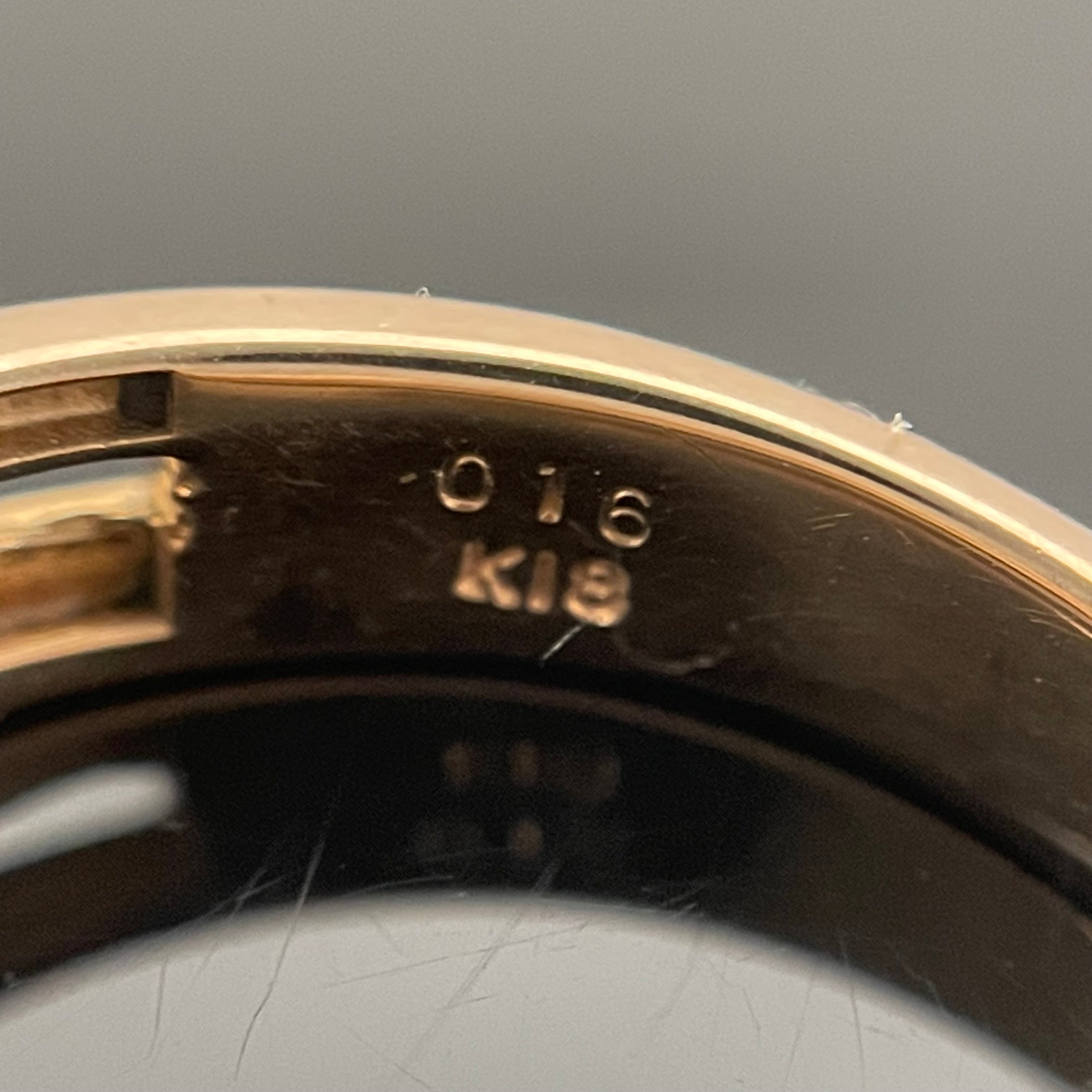 ノンブランド _K18RGダイヤモンドリング_FD0.16ct/2.9g/#13号_ 中古品