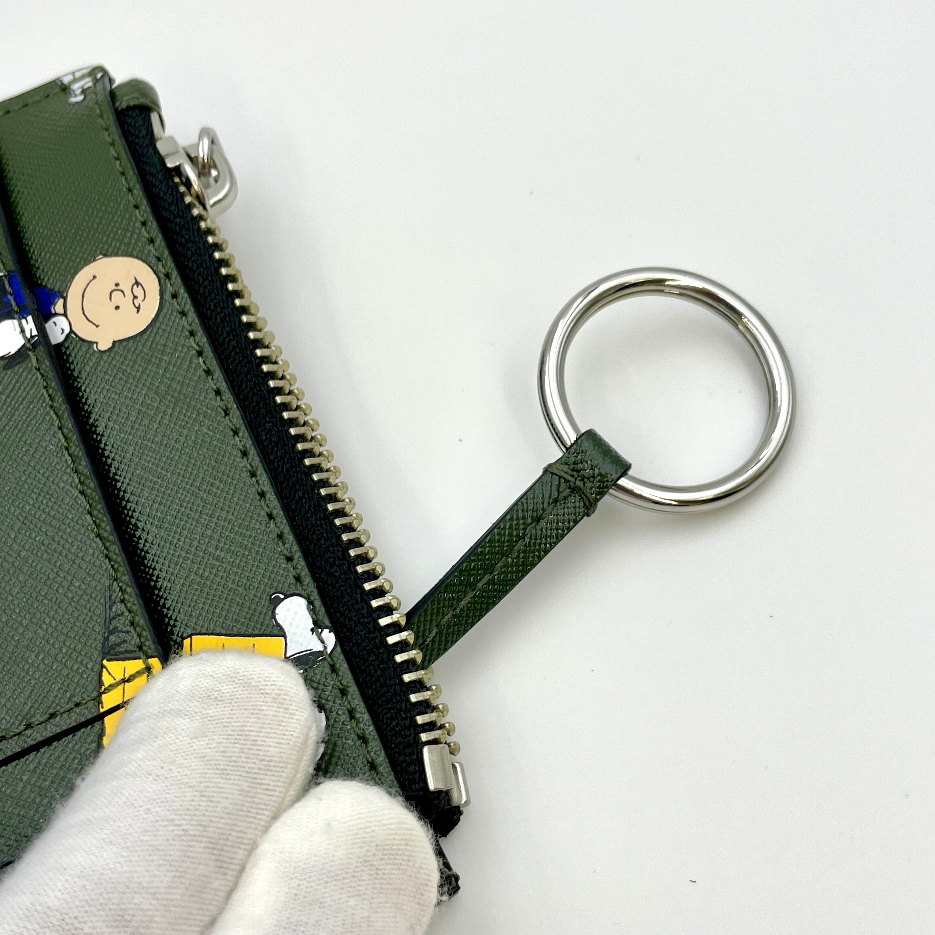 【送料無料】_ MARC JACOBS_( マークジェイコブス )_【PEANUTS×MARC JACOBS】_スヌーピーコラボ コイン&カードケース_ 中古品