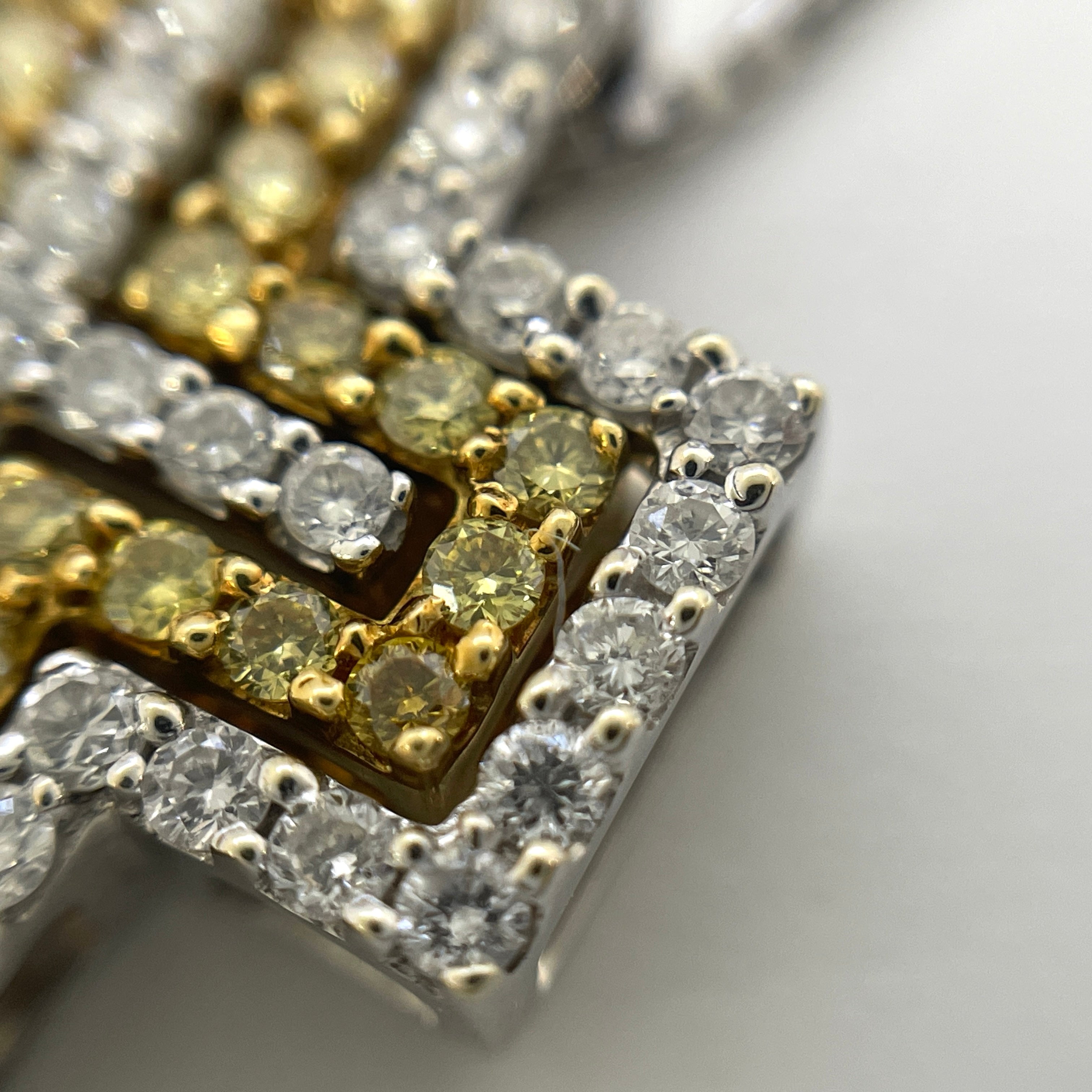 ノンブランド_トップ 18K 750 ダイヤモンド_チェーン PT850_総重量8.7g 45cm_ネックレス_中古品