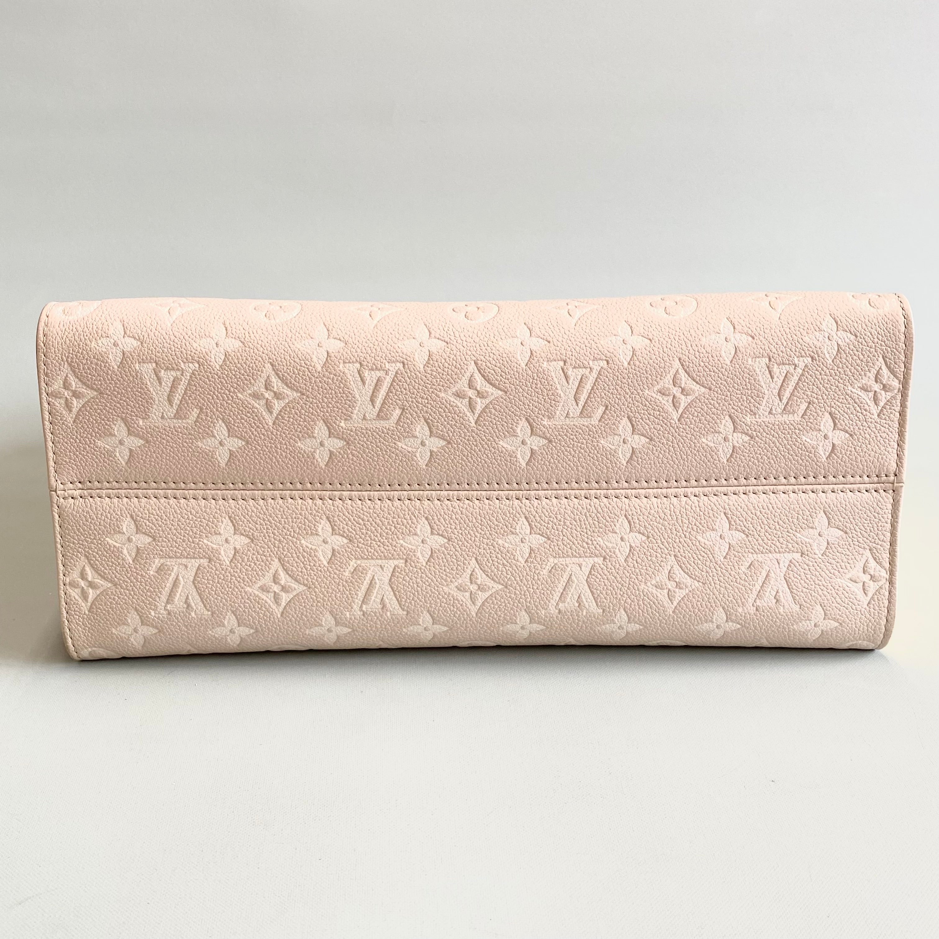 LOUIS VUITTON_(ルイヴィトン)_モノグラムアンプラント_オンザゴーMM_ベージュ/ピンク/イエロー_M46128_中古品