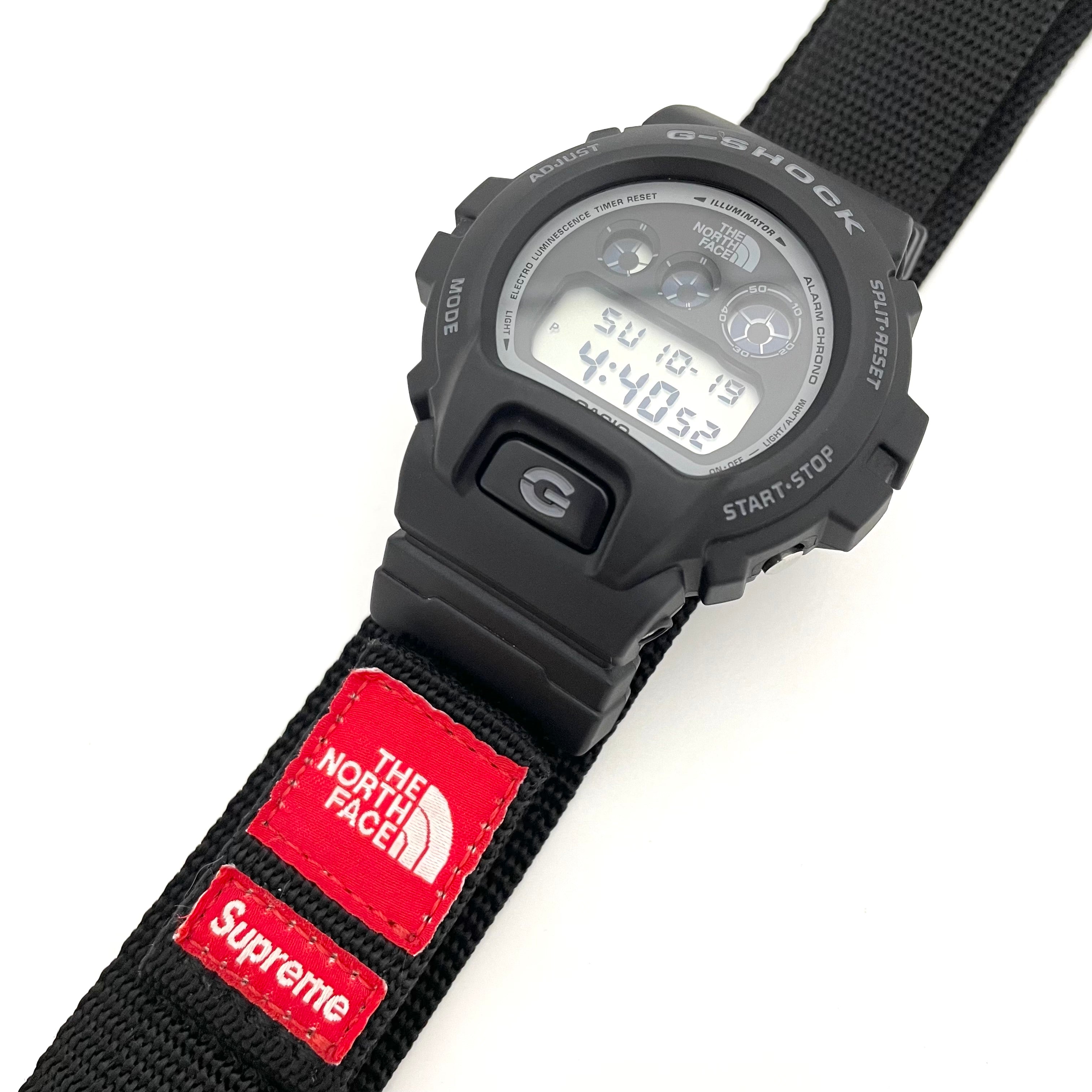 G−SHOCK _限定トリプルコラボ_Supreme×_THE NORTH FACE×_G-SHOCK _DW-6900NS-1JR_中古品