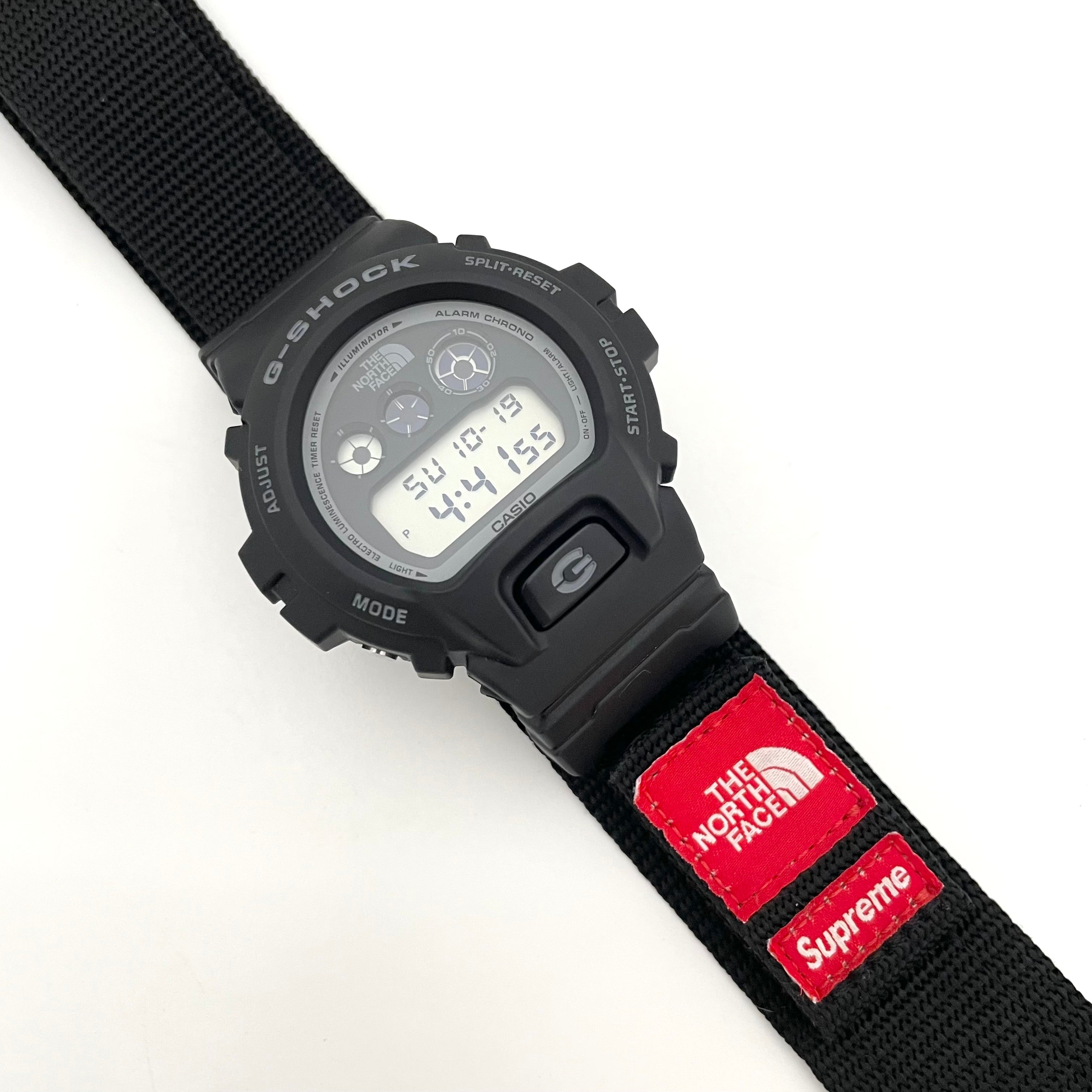 G−SHOCK _限定トリプルコラボ_Supreme×_THE NORTH FACE×_G-SHOCK _DW-6900NS-1JR_中古品