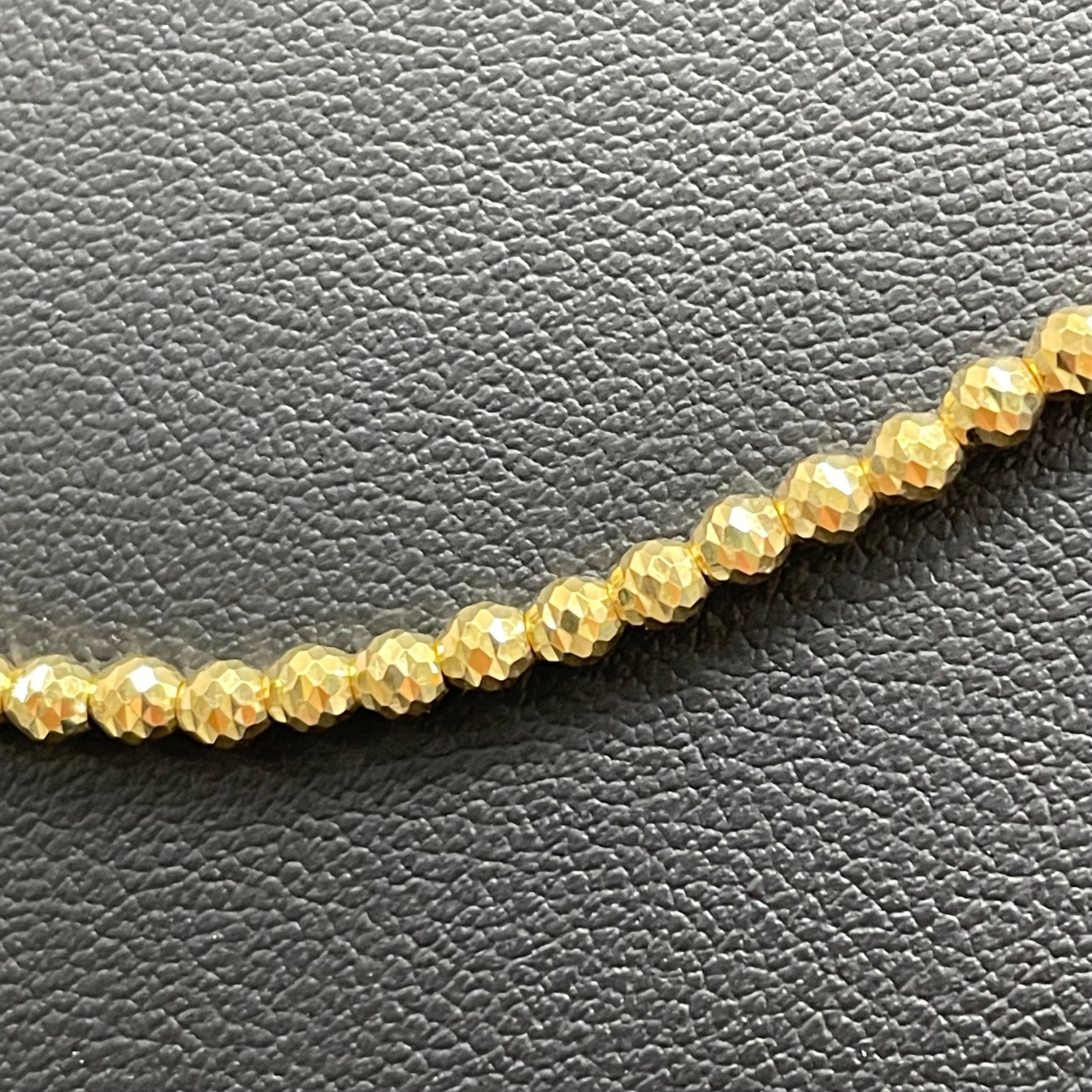 ノンブランド _ミラーボール _K18ネックレス _12. 2g/55cm _中古品