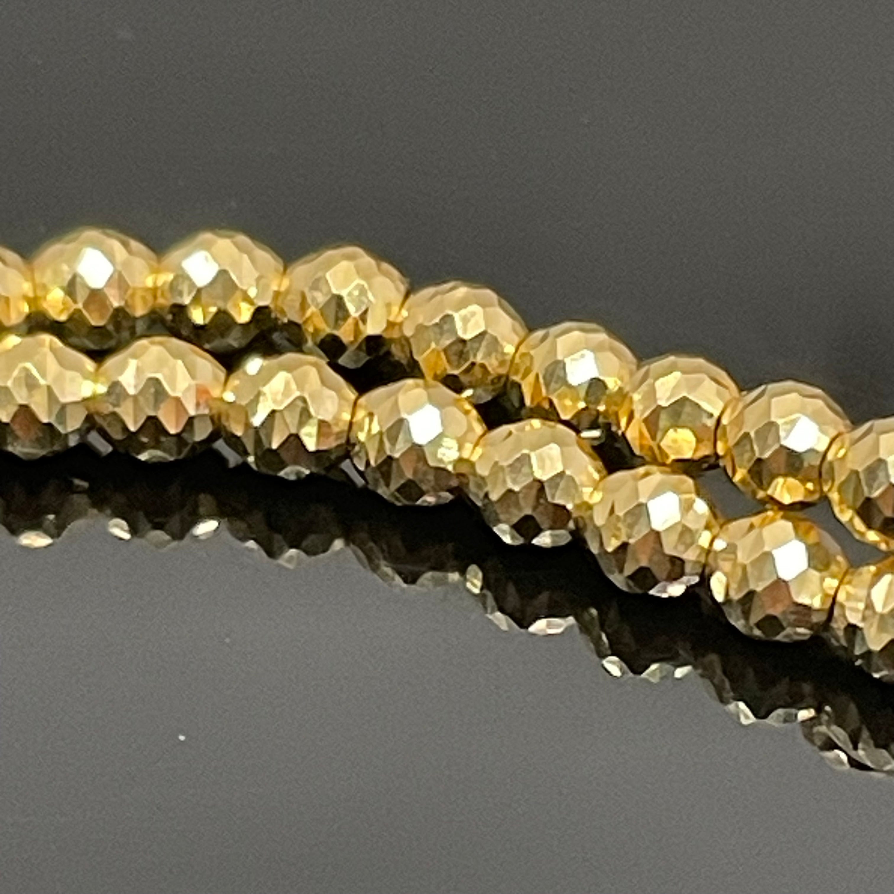 ノンブランド _ミラーボール _K18ネックレス _12. 2g/55cm _中古品