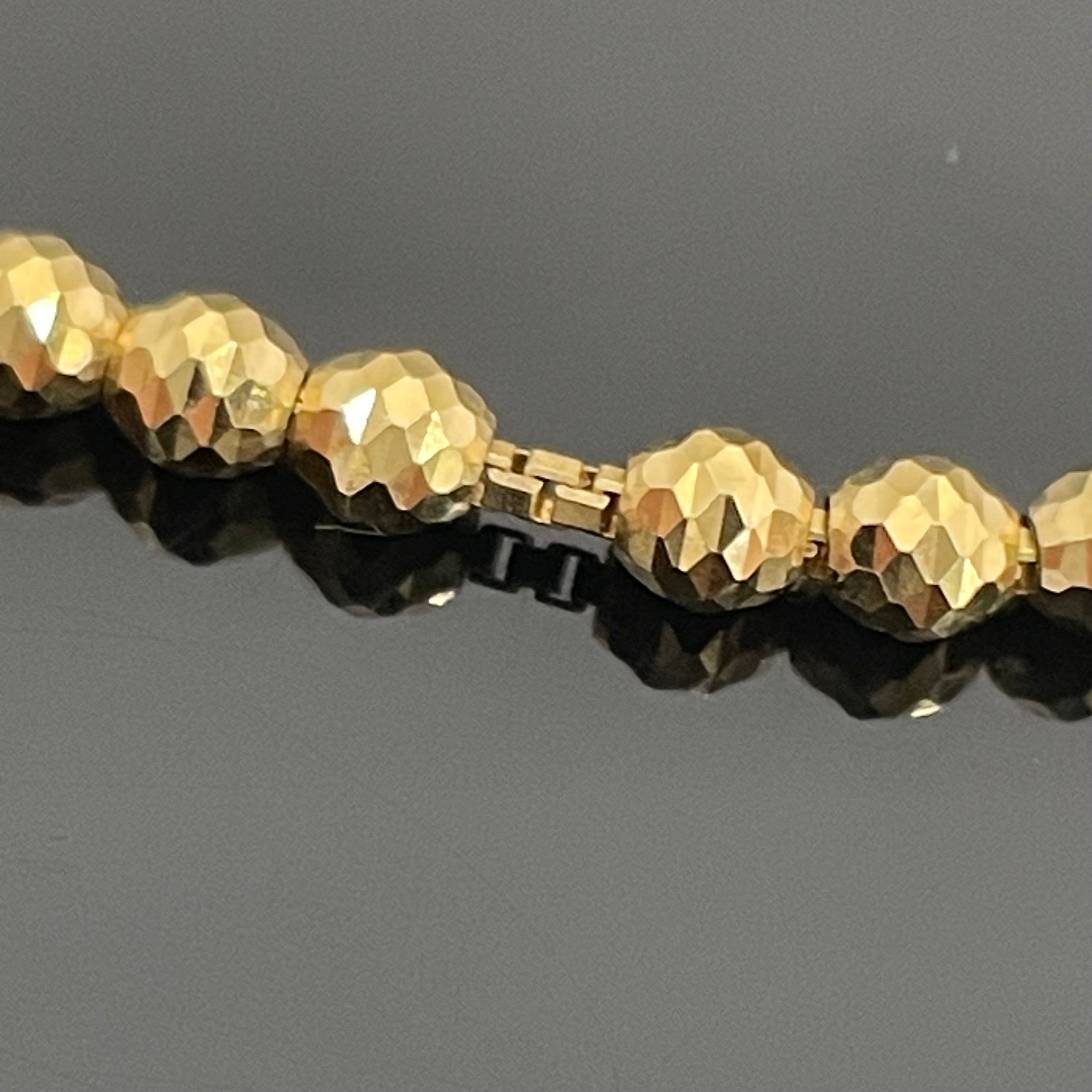 ノンブランド _ミラーボール _K18ネックレス _12. 2g/55cm _中古品