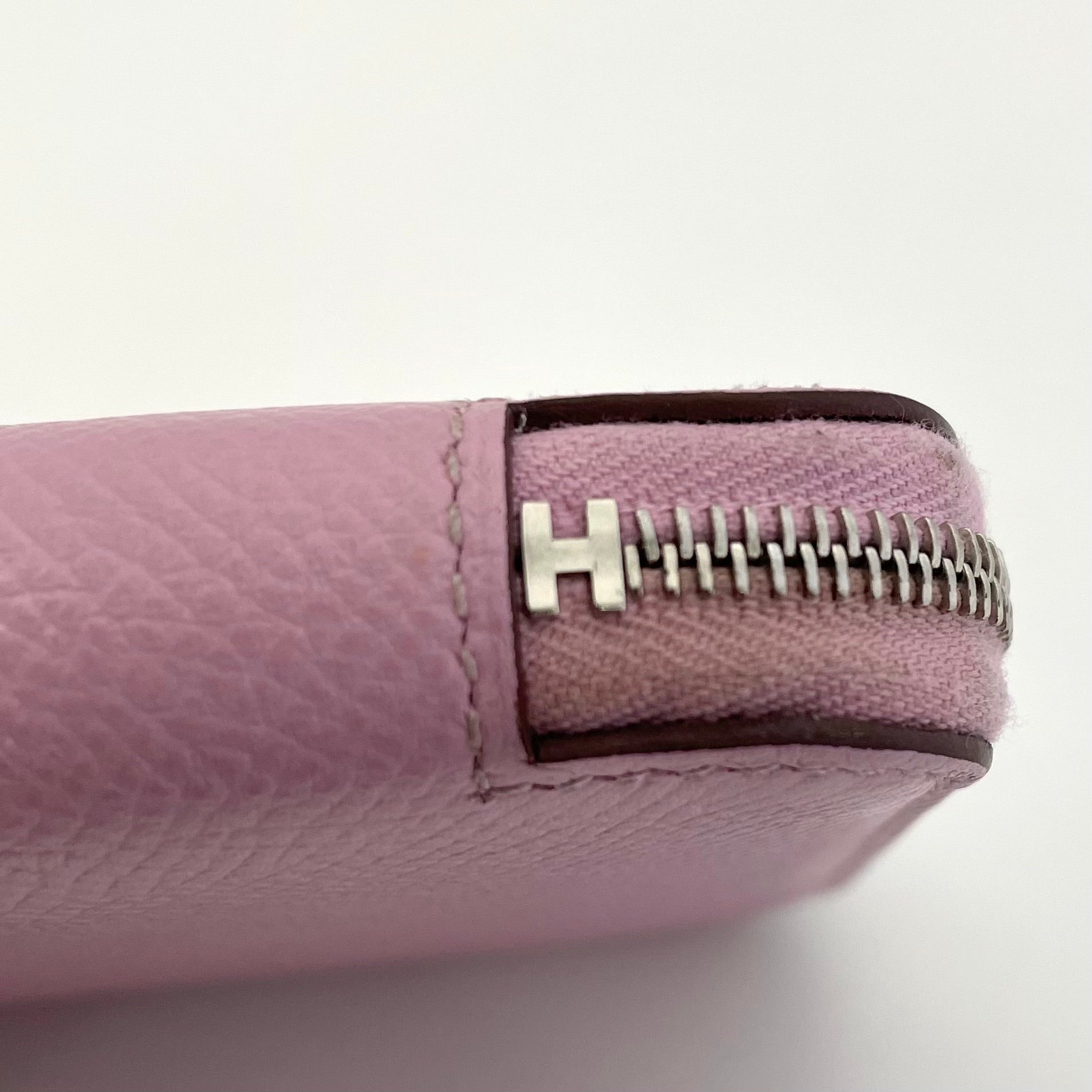 HERMES_(エルメス)_アザップコンパクト _シルクインコインケース_ヴォーエプソン ピンク_中古品