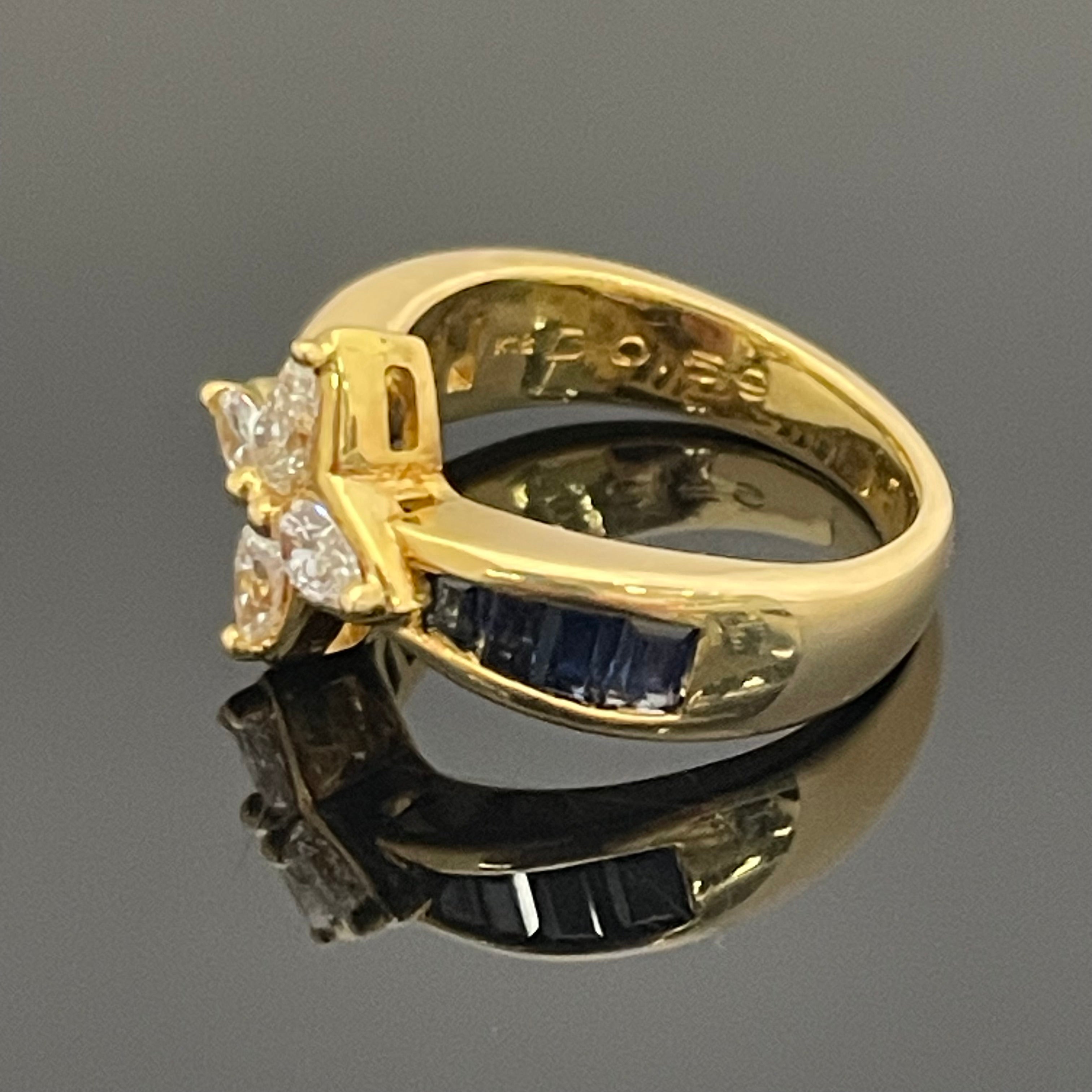 ノンブランド _K18ダイヤモンドリング_D0.59ct/S0.88ct _7.6g/#11号 _中古品