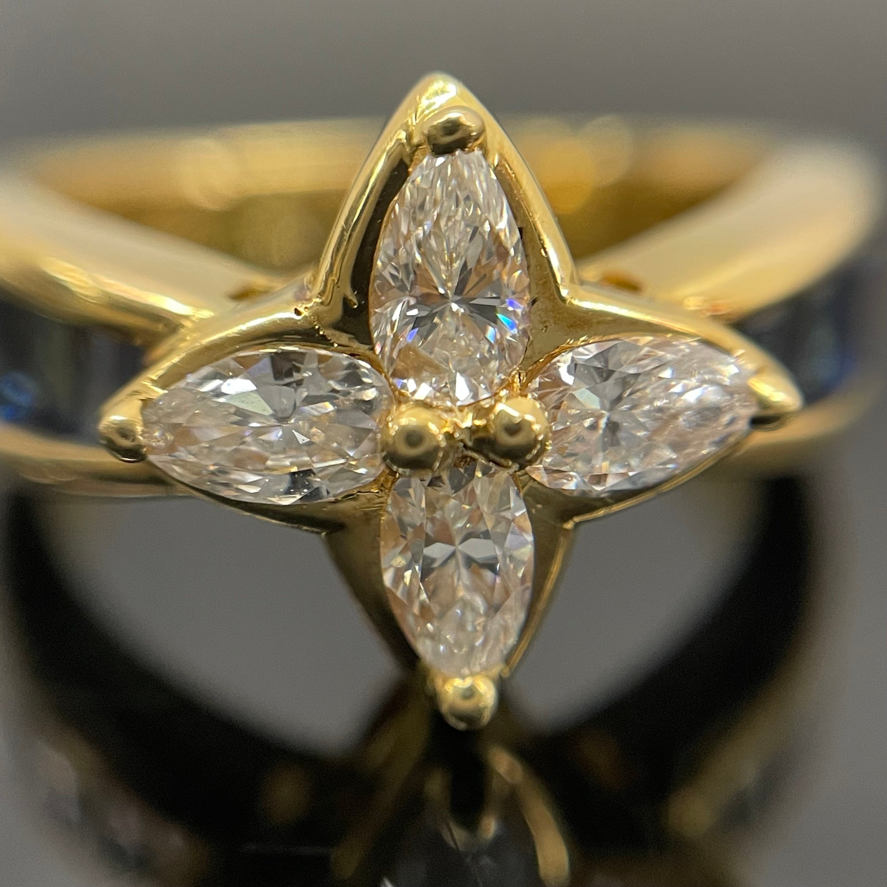 ノンブランド _K18ダイヤモンドリング_D0.59ct/S0.88ct _7.6g/#11号 _中古品