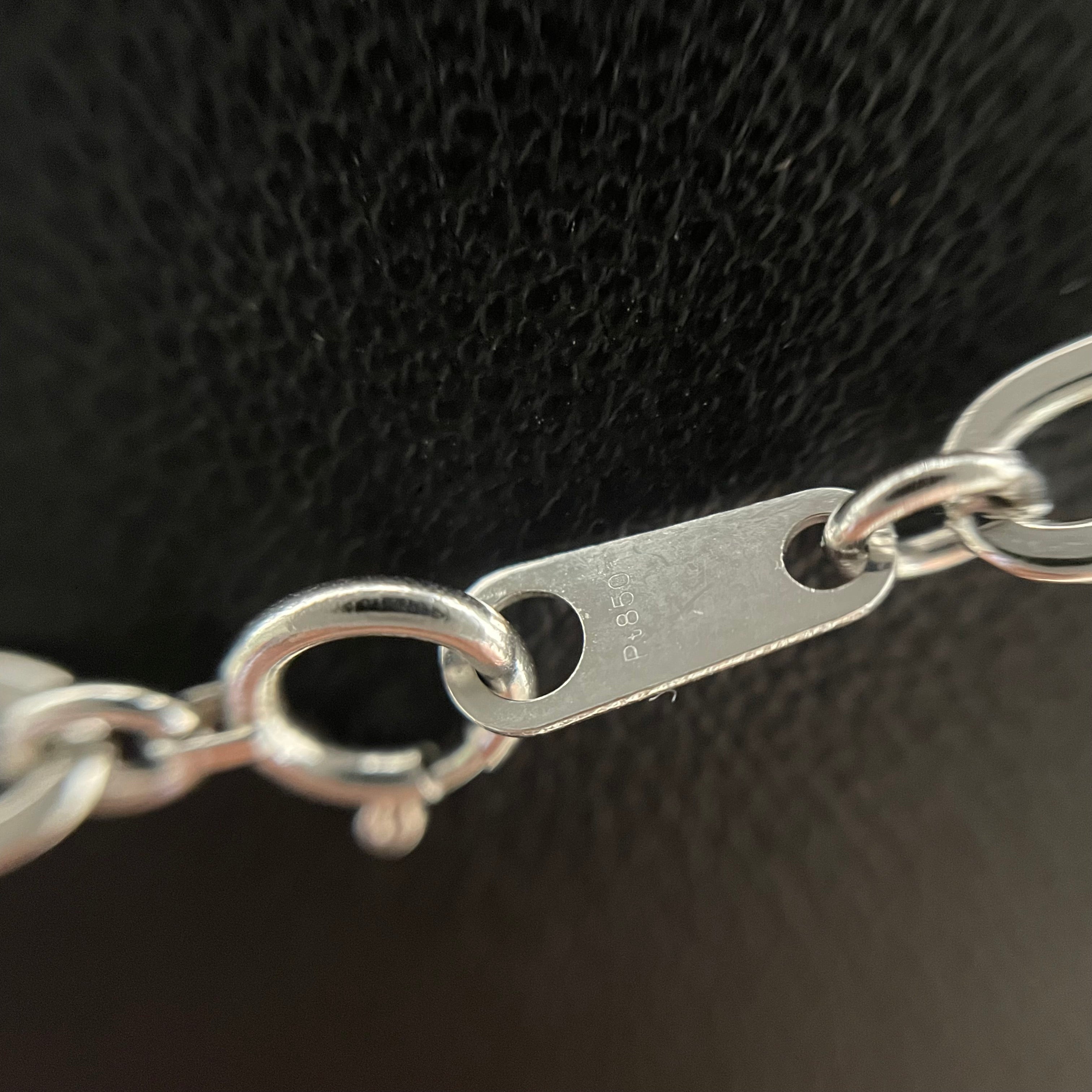 ノンブランド_Pt850/K18ダイヤモンド_ペンダントネックレス_D0.39ct/20.3g/60cm_中古品