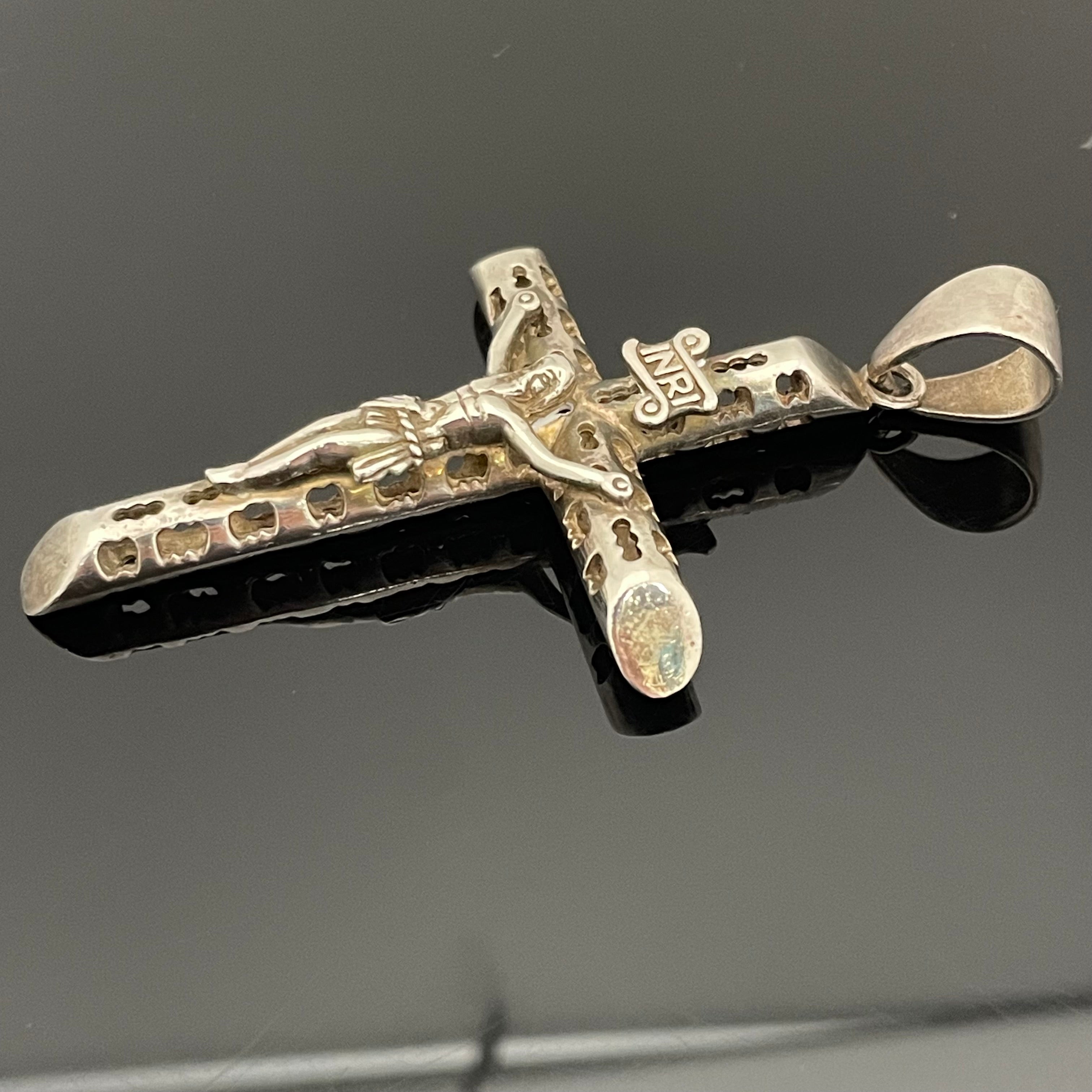 ノンブランド _SV925 _クロスペンダントトップ_中古品