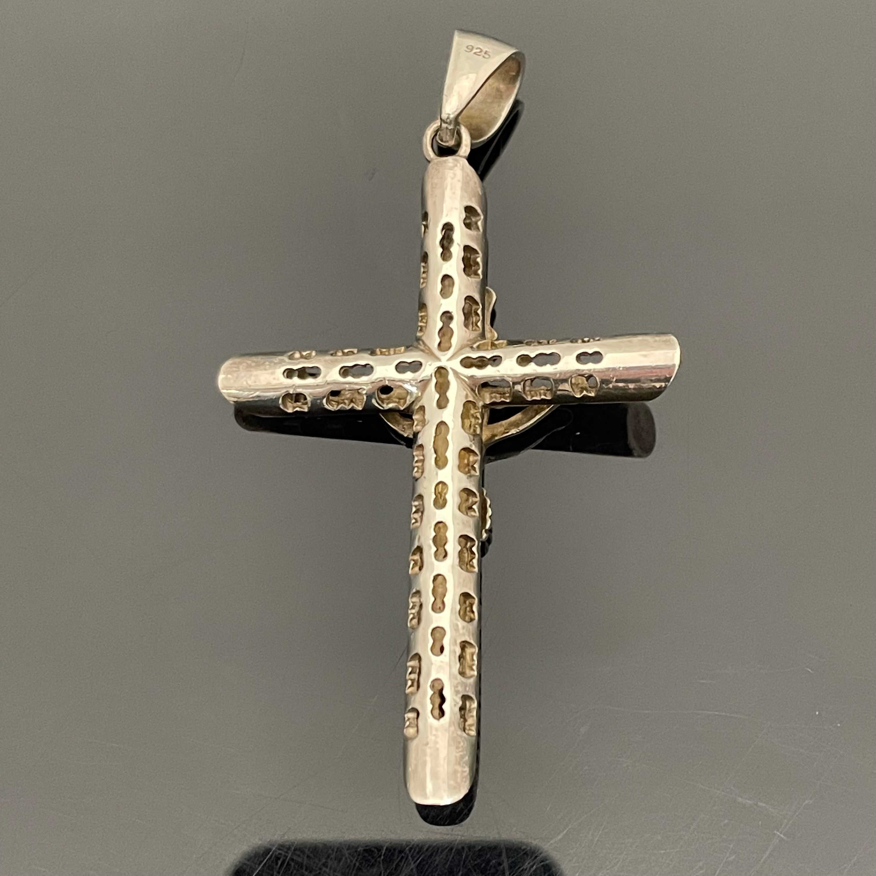 ノンブランド _SV925 _クロスペンダントトップ_中古品