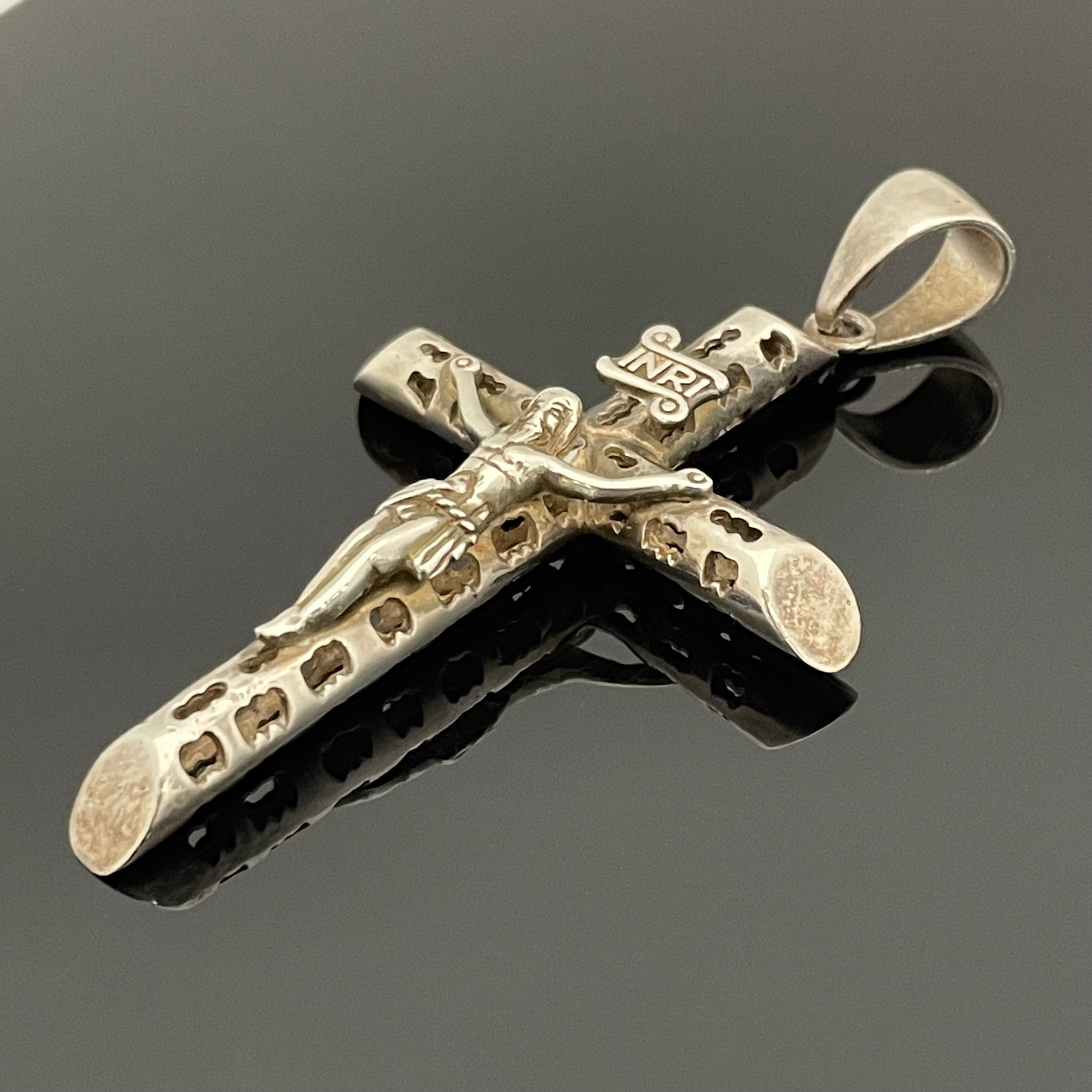 ノンブランド _SV925 _クロスペンダントトップ_中古品