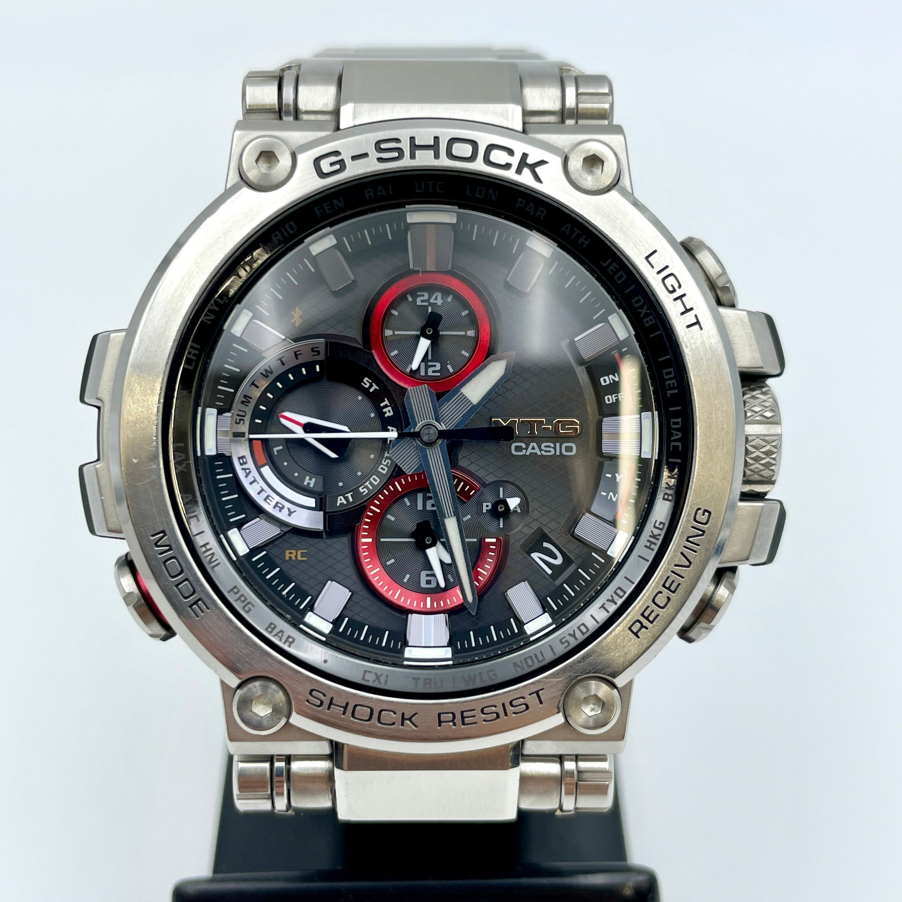 【送料無料】_CASIO_(カシオ)_G-SHOCK タフソーラー_MTG-B1000D-1AJF_マルチバンド6_中古品