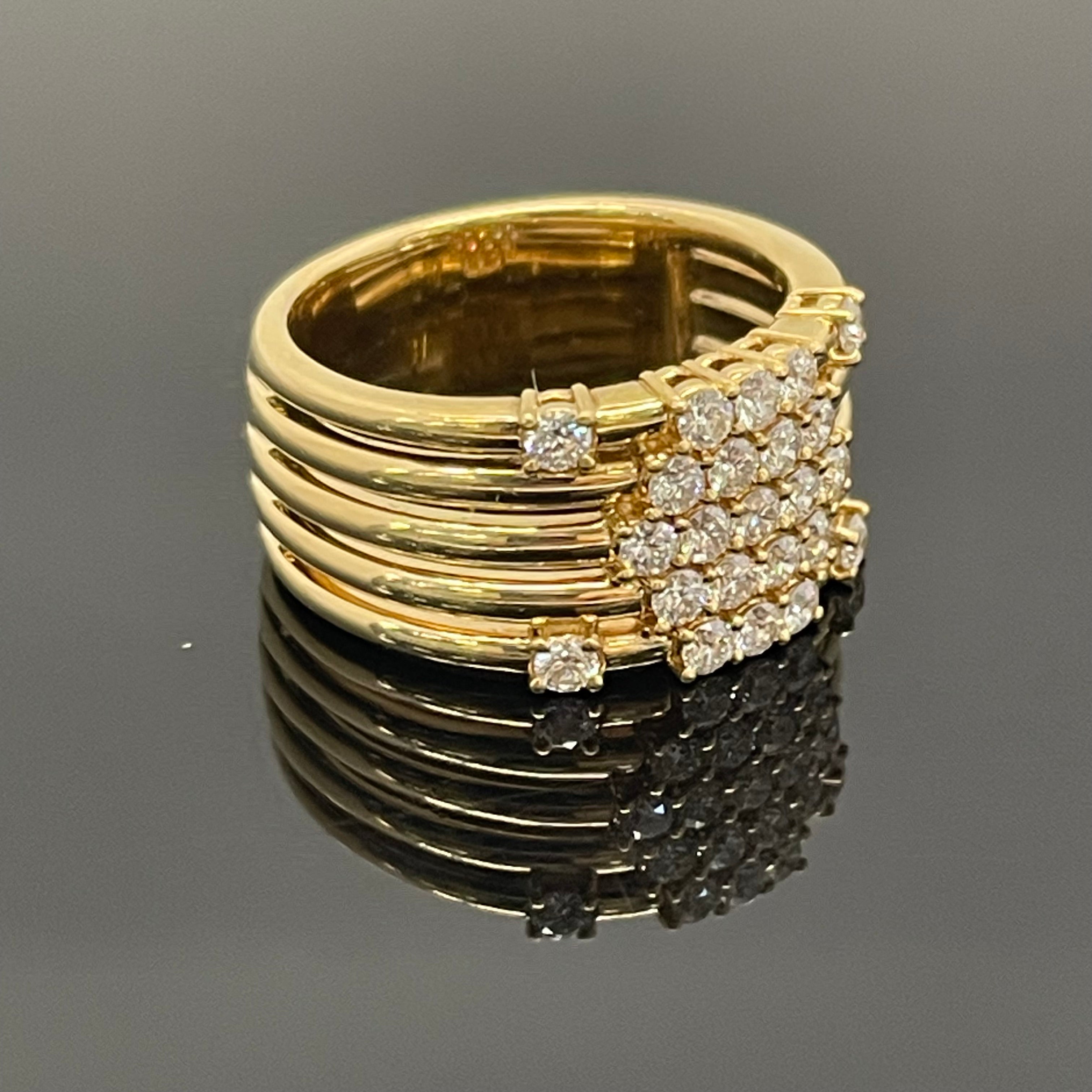 星の砂_K18ダイヤモンドリング_FD0.90ct/13.1g/#16.5号_中古品