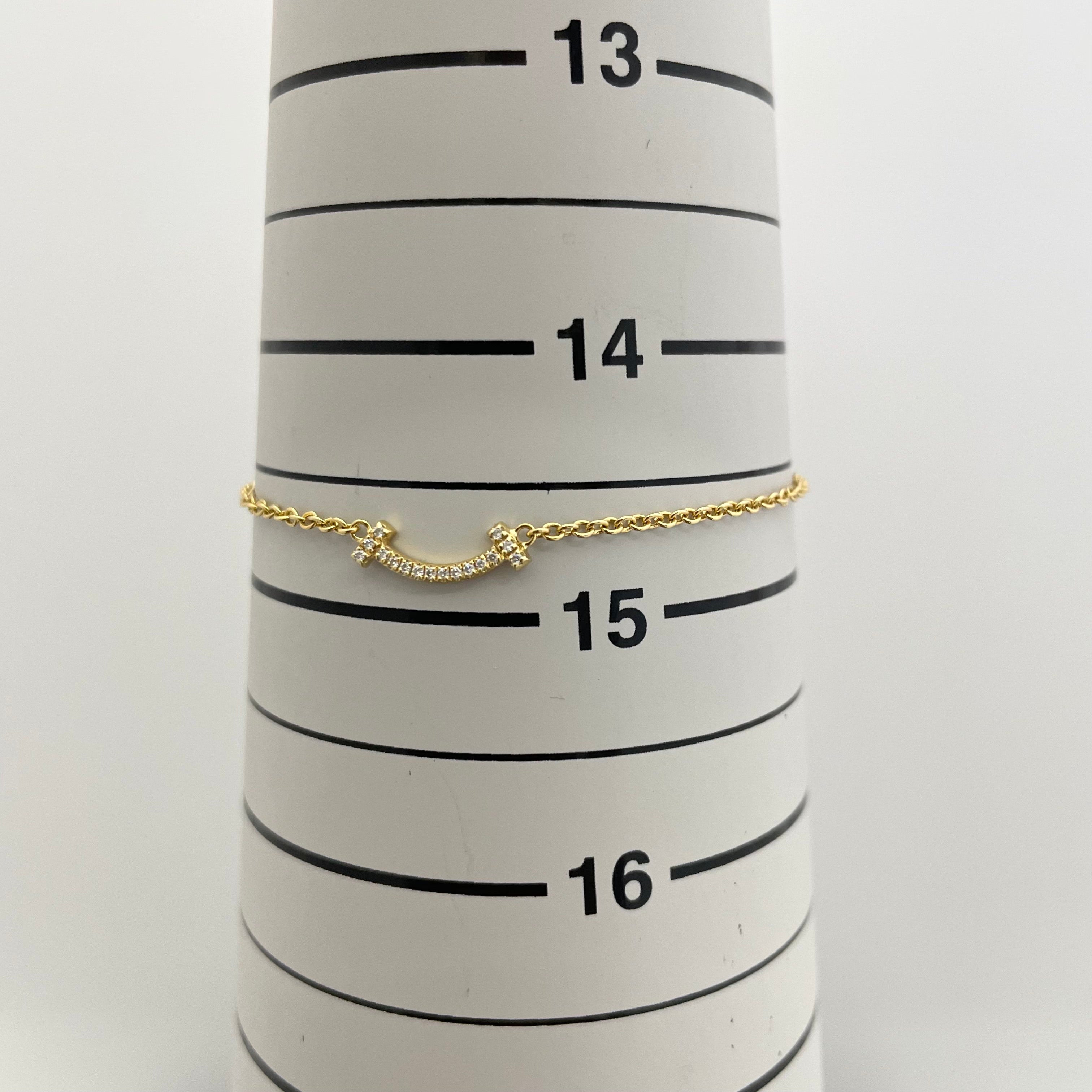 TIFFANY &Co _(ティファニー)_Tスマイルミニ _ダイヤモンドブレスレット_中古品