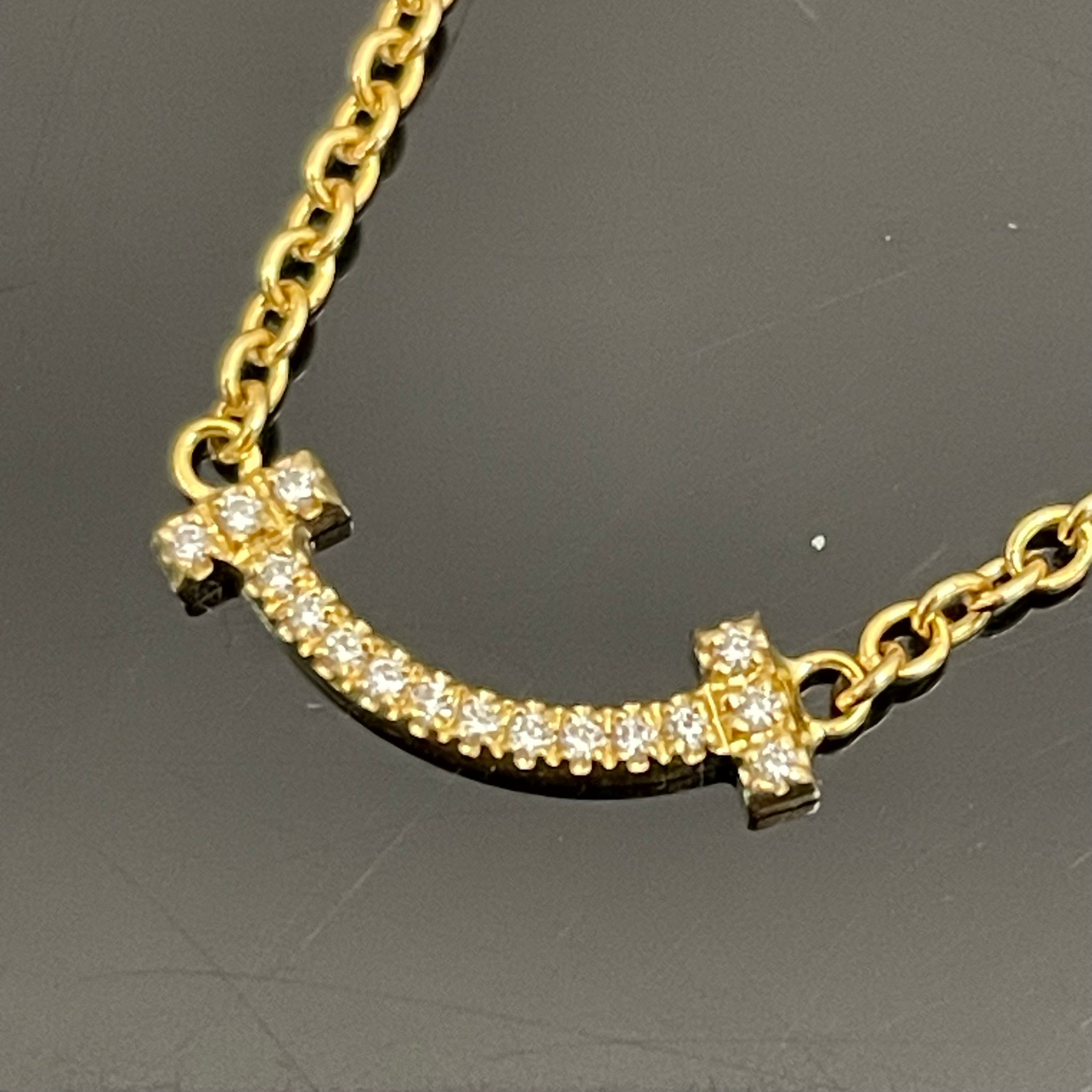 TIFFANY &Co _(ティファニー)_Tスマイルミニ _ダイヤモンドブレスレット_中古品