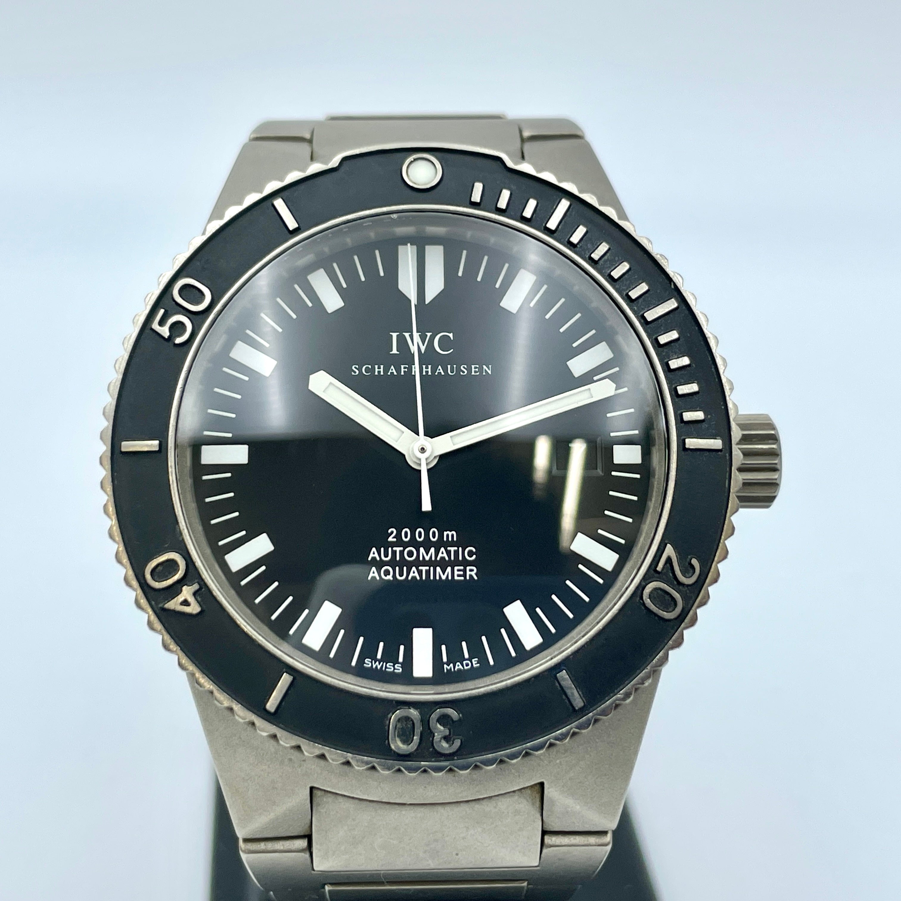 IWC_(アイダブリューシー)_GSTアクアタイマー_IW353601_チタン 2000M_自動巻 腕時計_中古品