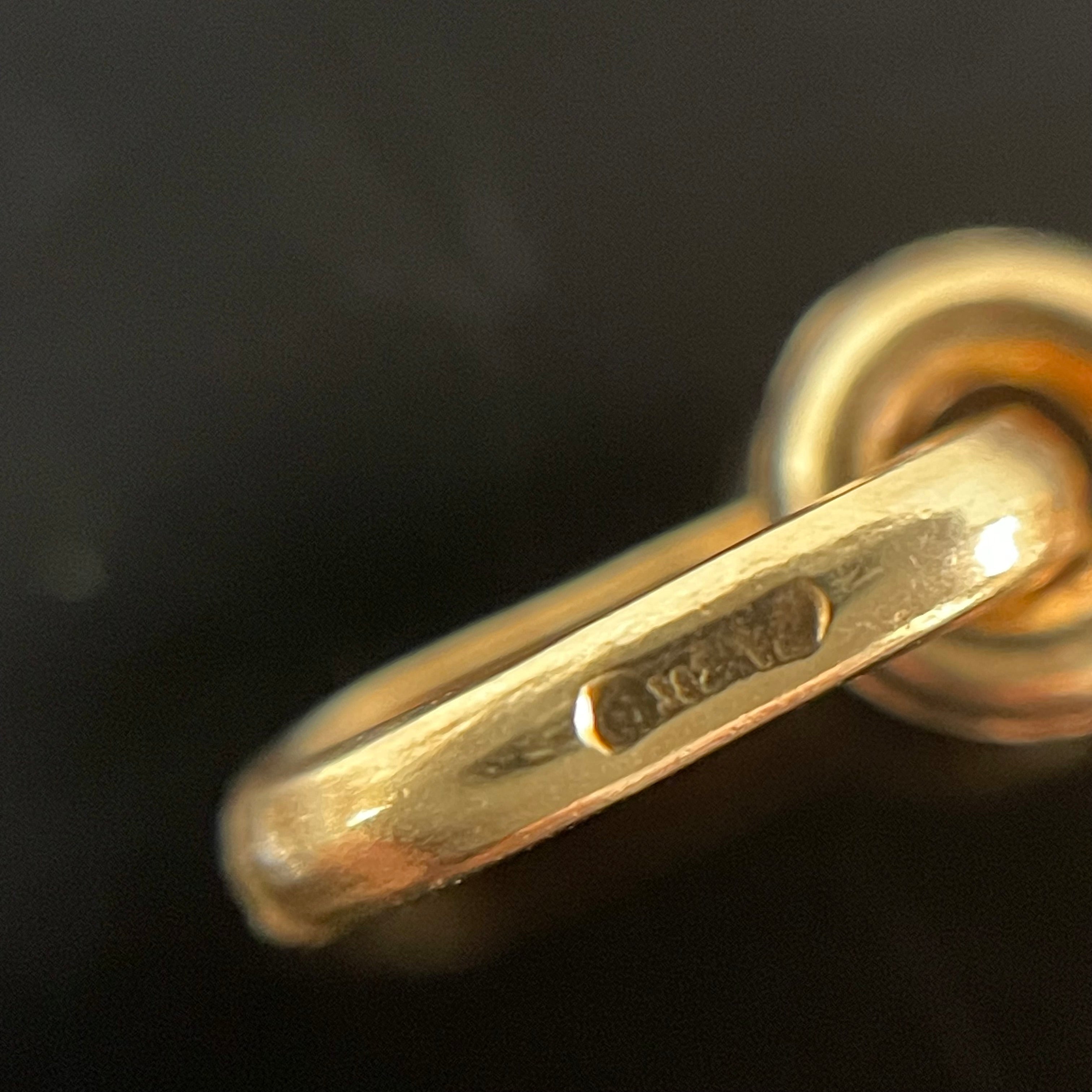 ノンブランド _K18アンカーモチーフ_ペンダントトップ3.1g_中古品