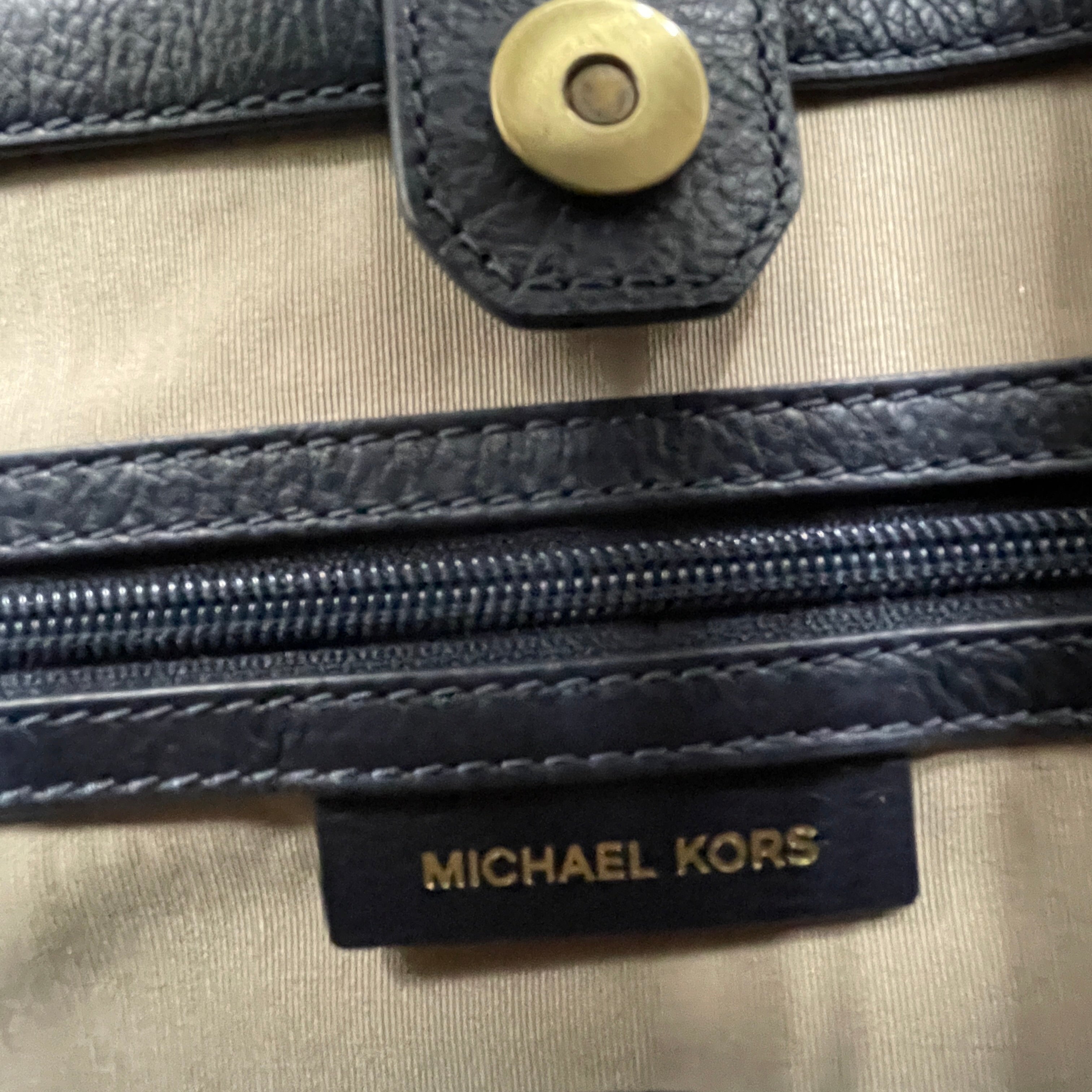 MICHAEL KORS_(マイケルコース)_2WAYバッグ _BROOKLYN LARGE _WOVEN LEATHER SATCHEL _中古品