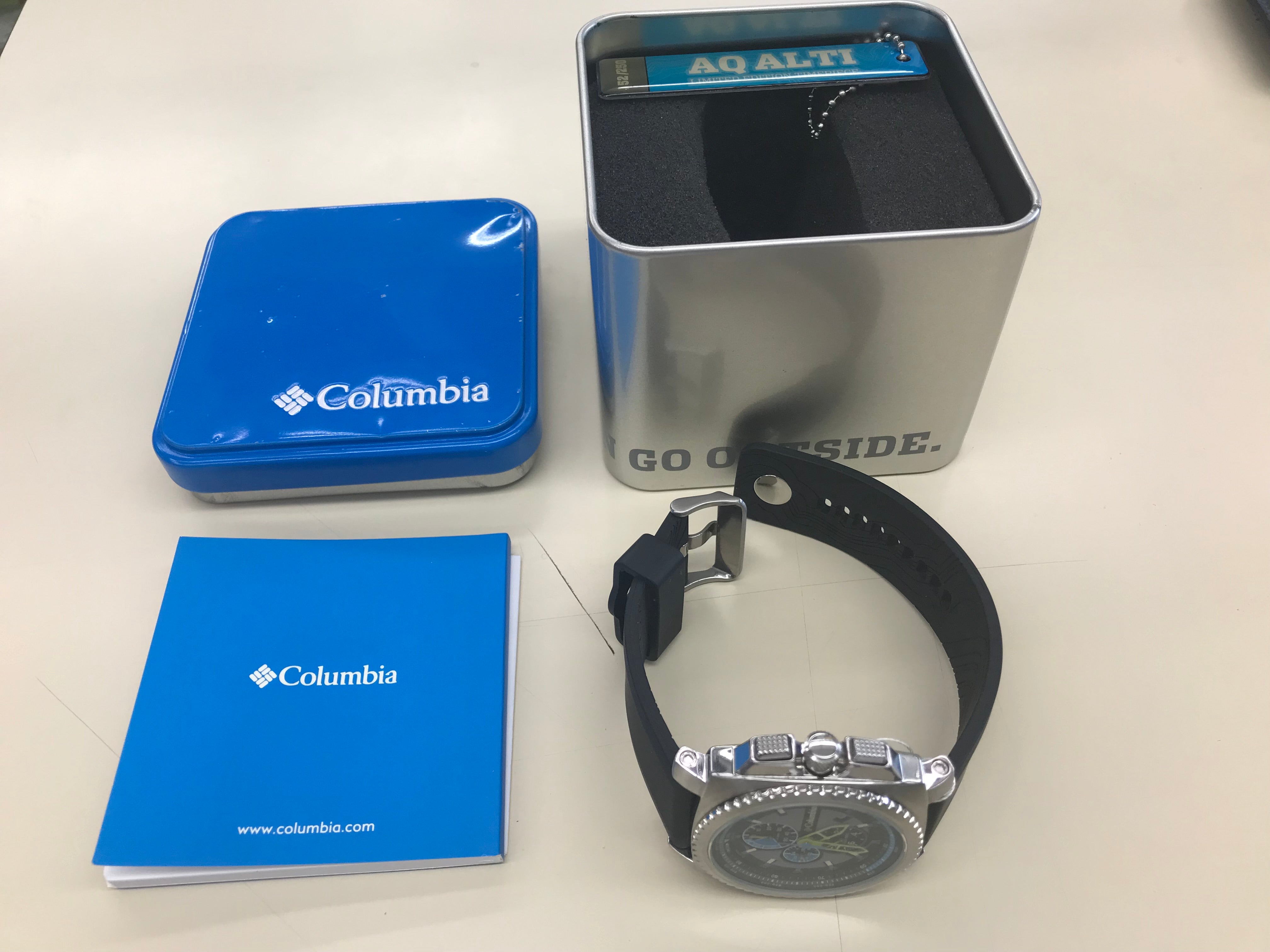 【送料無料】_Columbia_(コロンビア)_AQ ALTI クロノグラフ_中古品