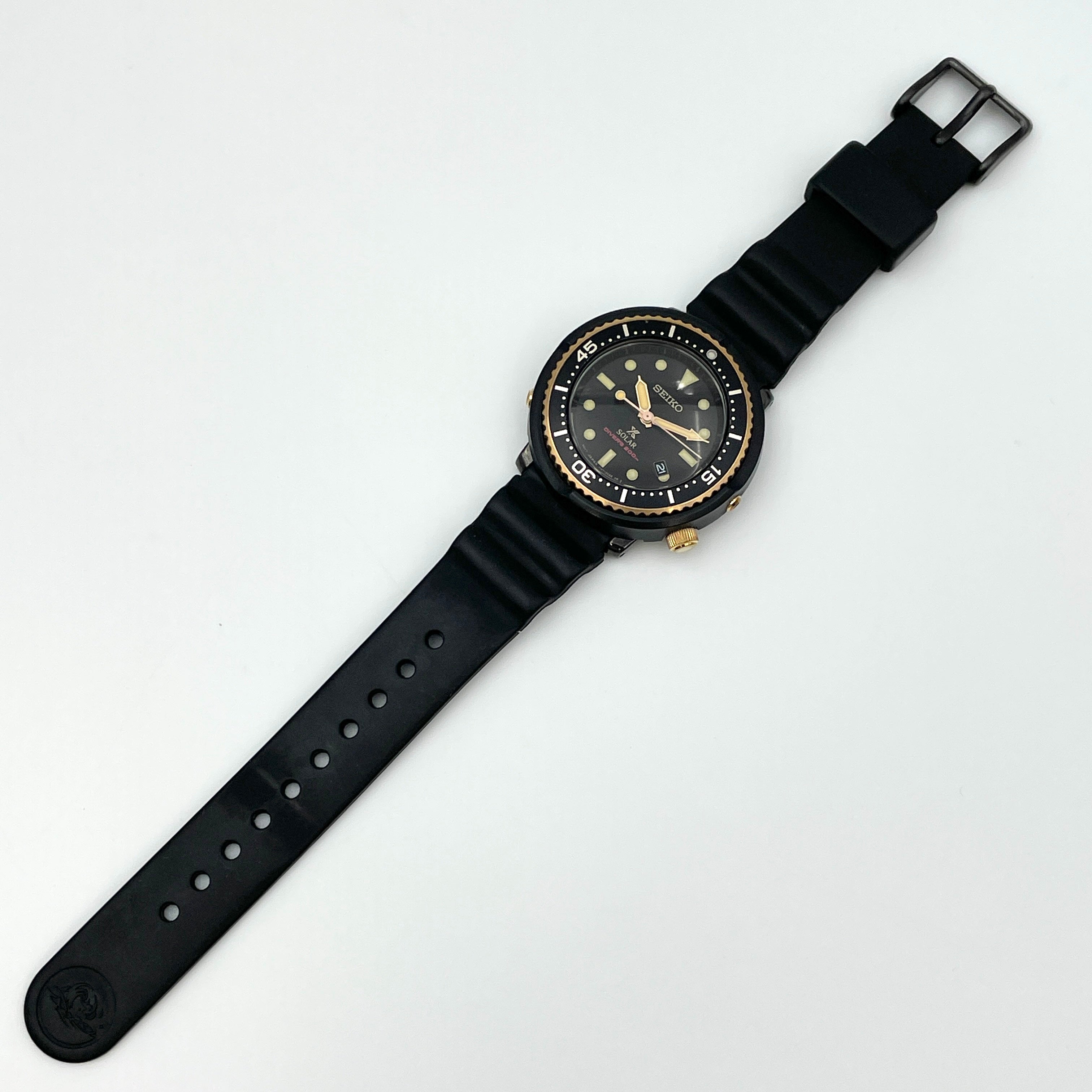 【送料無料】_SEIKO_(セイコー)_プロスペックス ダイバースキューバ 200M_V147-0CM0 1200本限定_ソーラー 腕時計 中古品