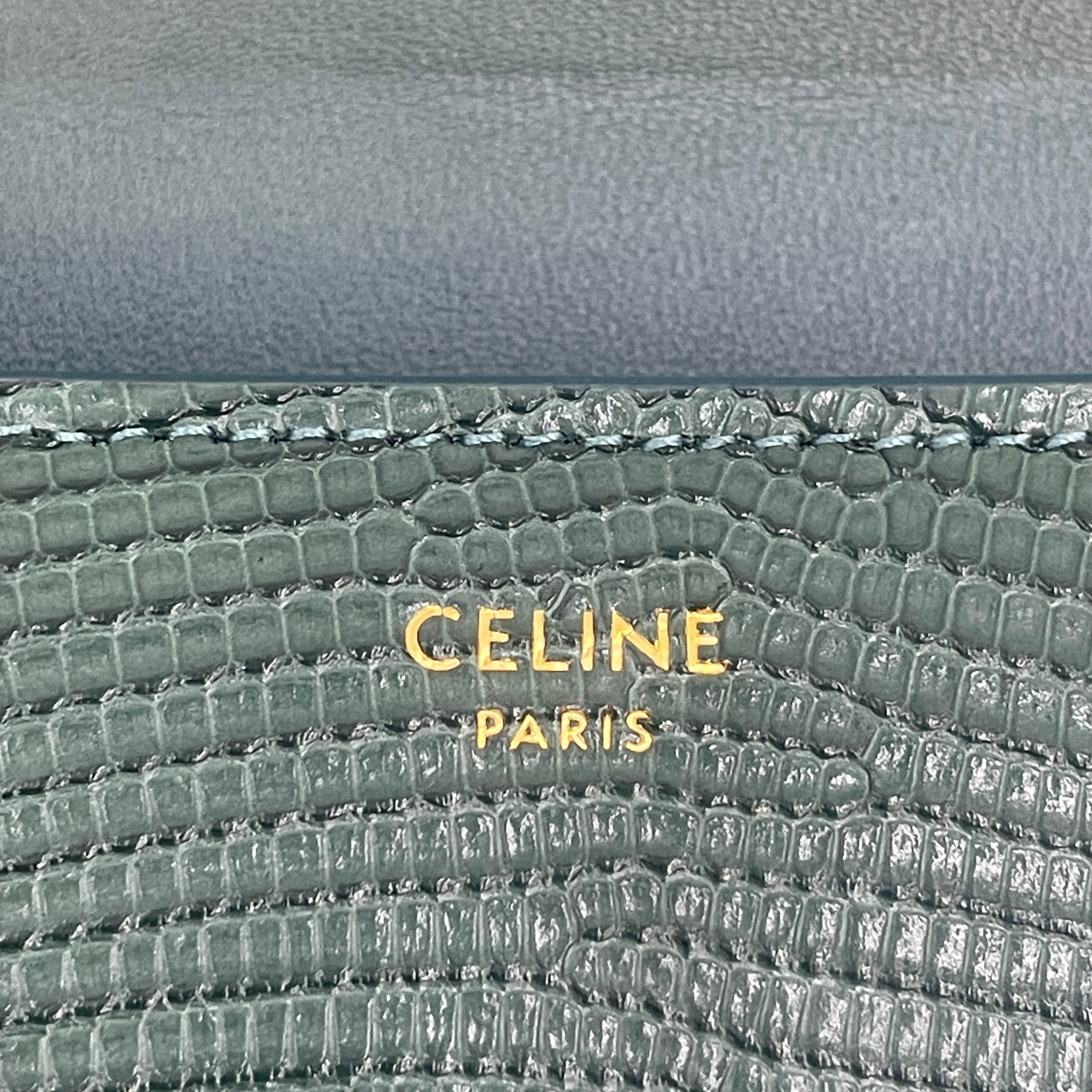 CELINE_(セリーヌ) _スモールウォレット_トリオンフ/リザード_中古品