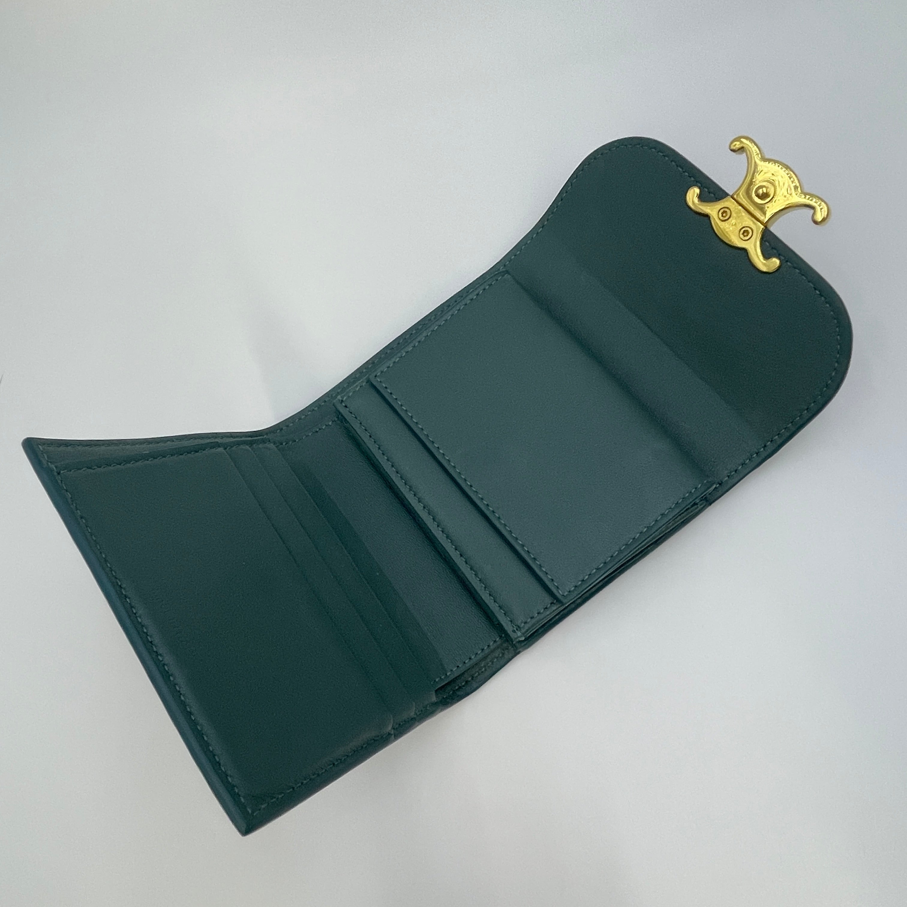 CELINE_(セリーヌ) _スモールウォレット_トリオンフ/リザード_中古品