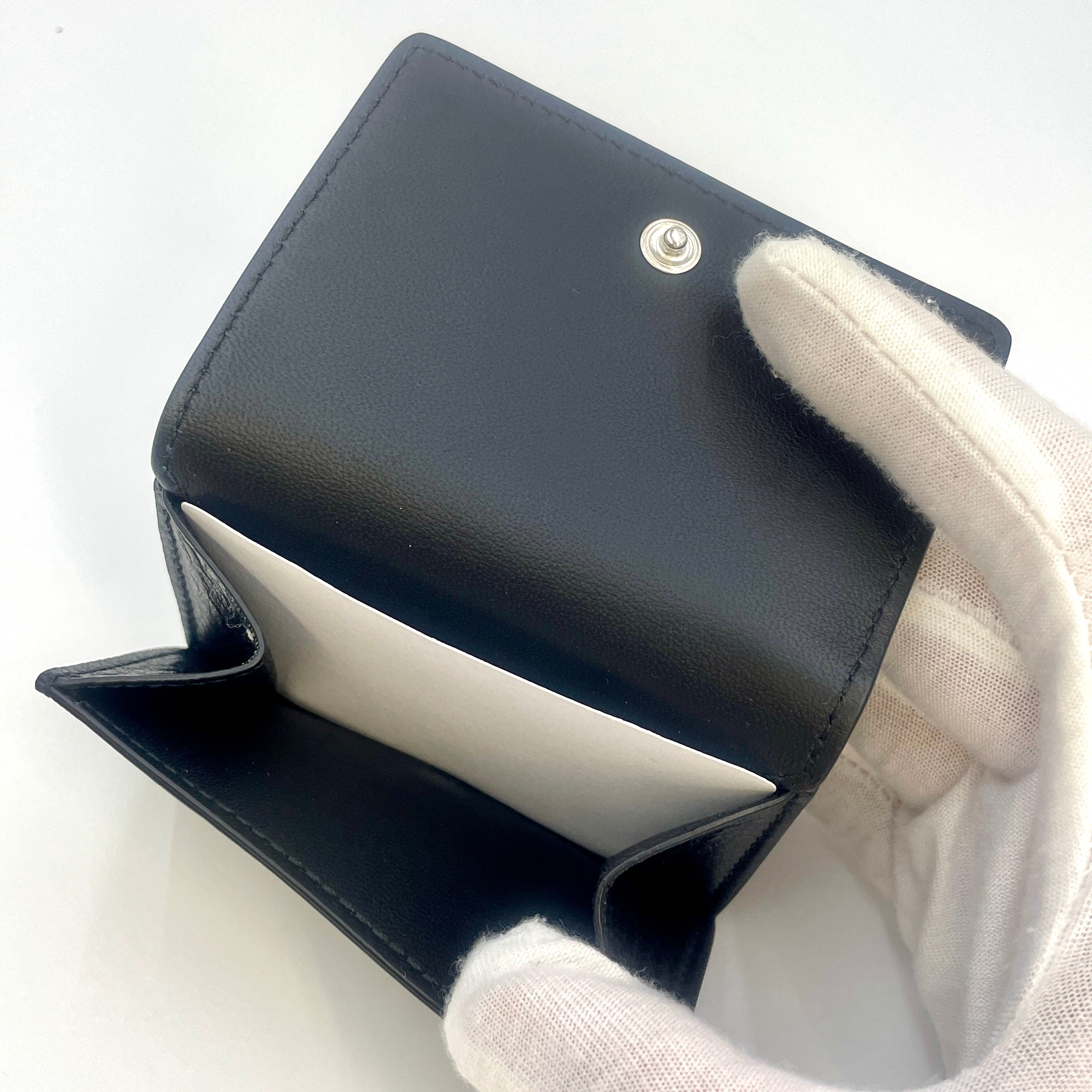 【送料無料】_BALENCIAGA_(バレンシアガ) _コンパクトウォレット三つ折り_エブリデイ ブラック_505055 DLQHN 1060 _未使用品