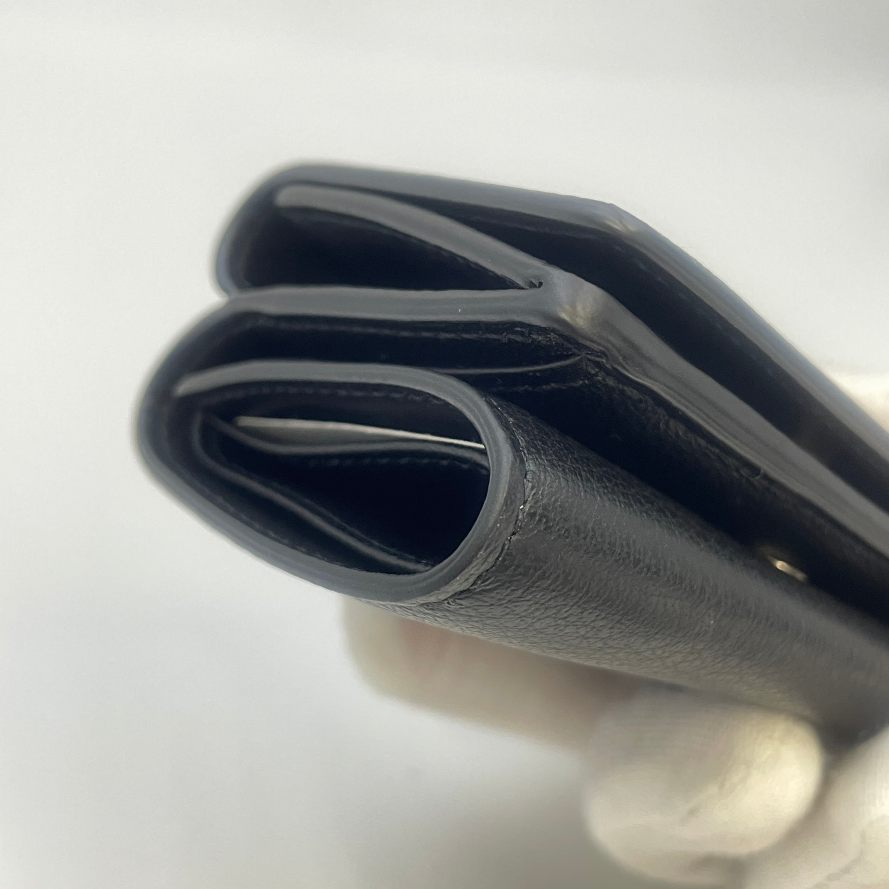 【送料無料】_BALENCIAGA_(バレンシアガ) _コンパクトウォレット三つ折り_エブリデイ ブラック_505055 DLQHN 1060 _未使用品