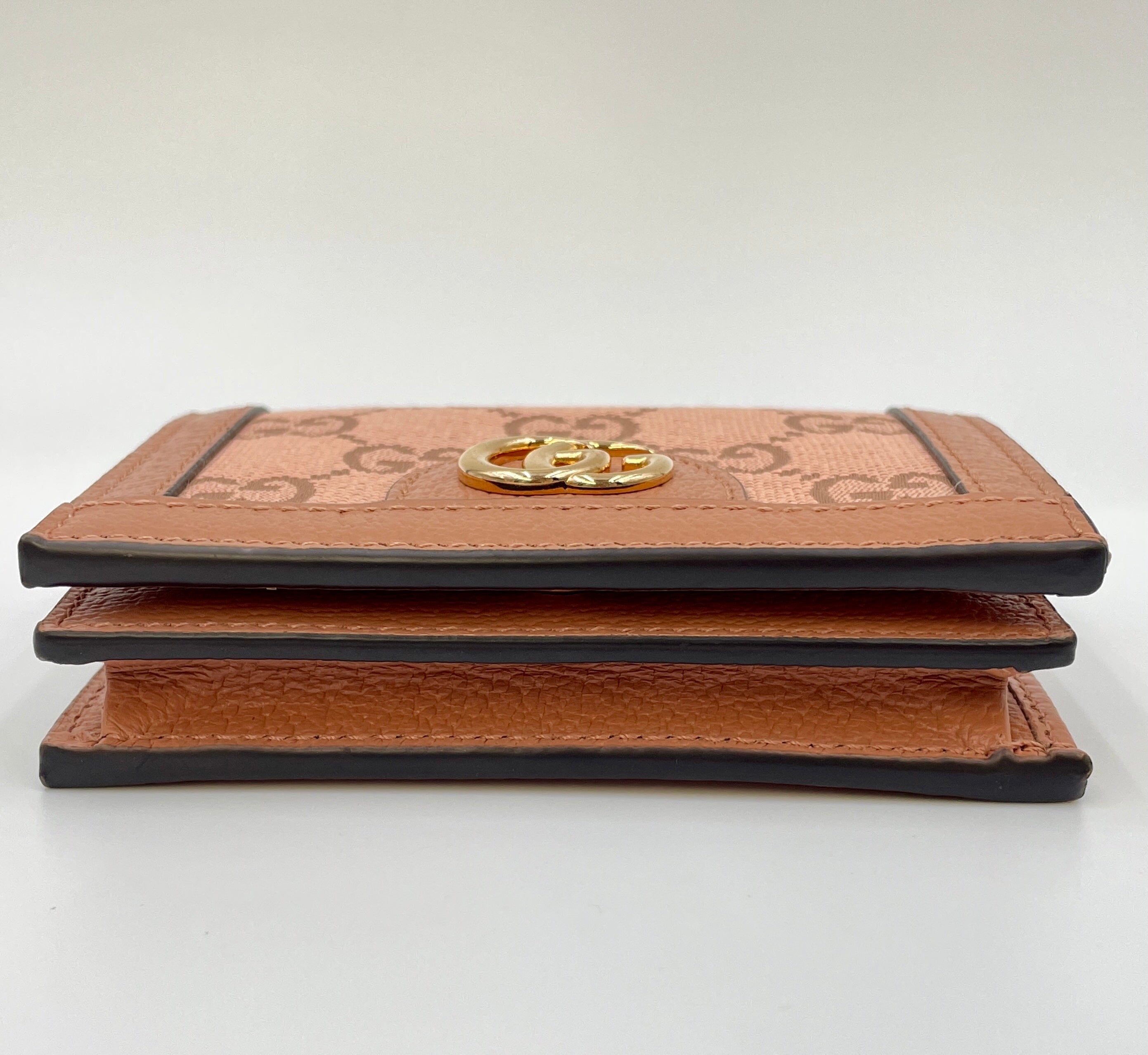 GUCCI_(グッチ) _コンパクト二つ折りウォレット_オフディアGG_カードケースウォレット_523155FACC7 _未使用品