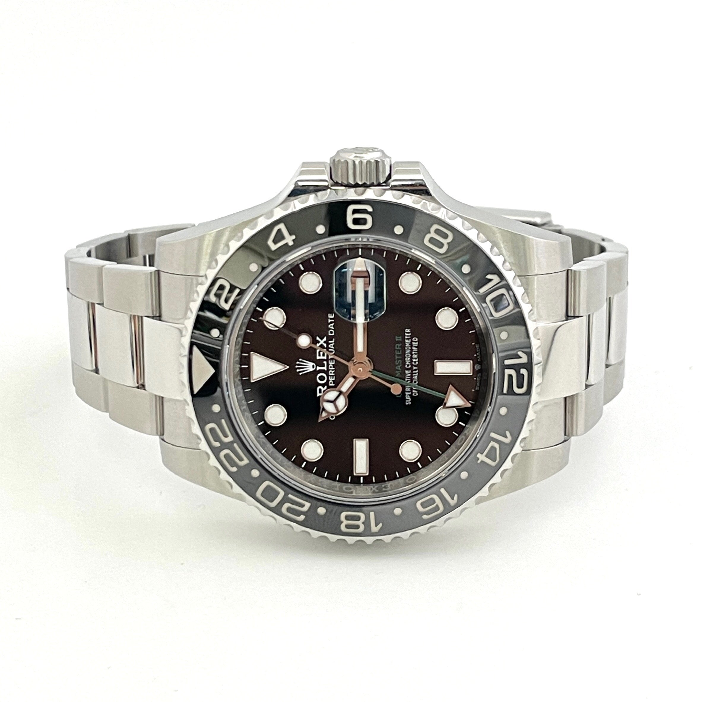【送料無料】_ ROLEX_(ロレックス)_GMTマスターⅡ_ 126710GRNR_ オイスターブレス_ 中古品