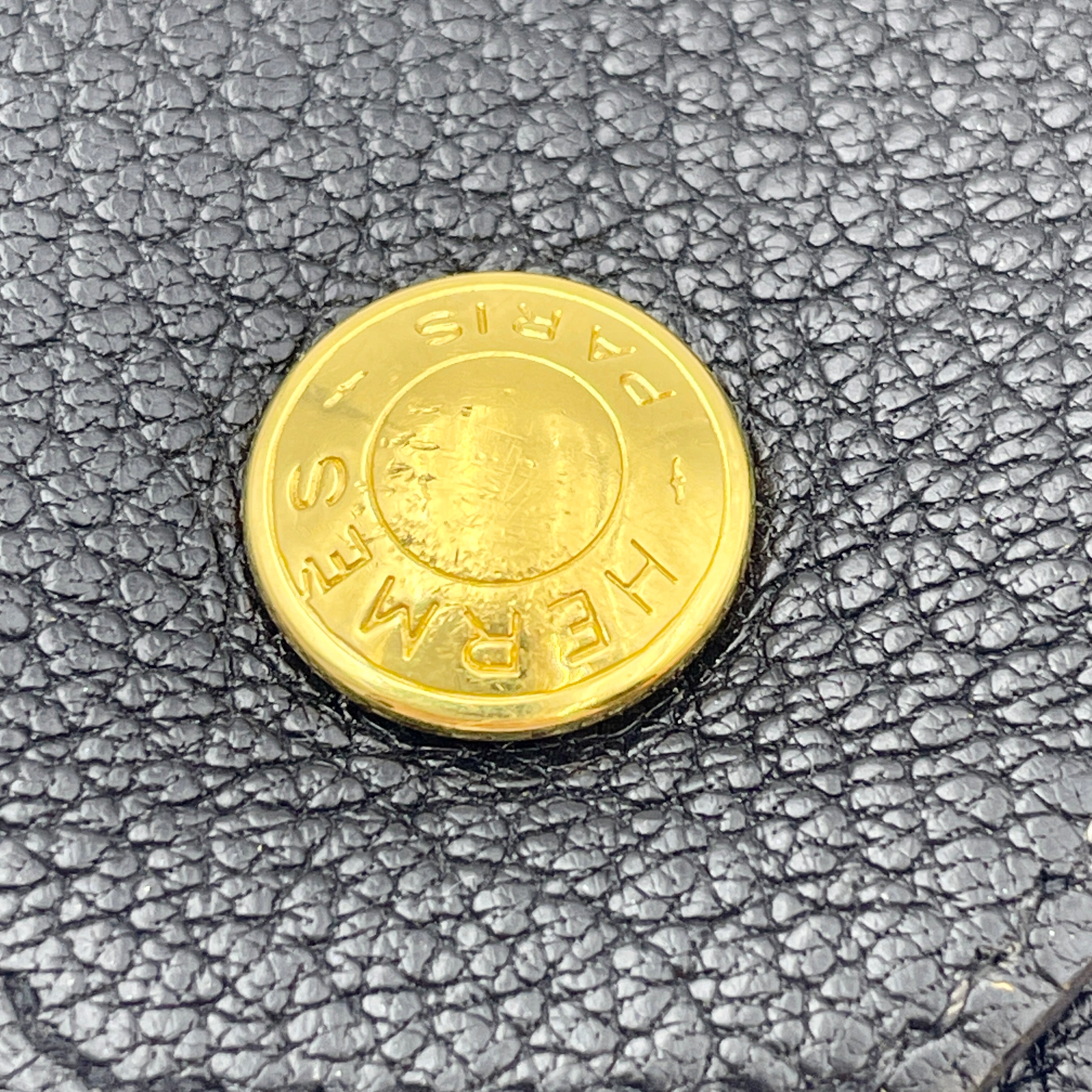 HERMES_(エルメス)_ル・ヴァンキャトル コインケース ヴェルソ_クロ/ シェーブル ゴールド金具_中古品