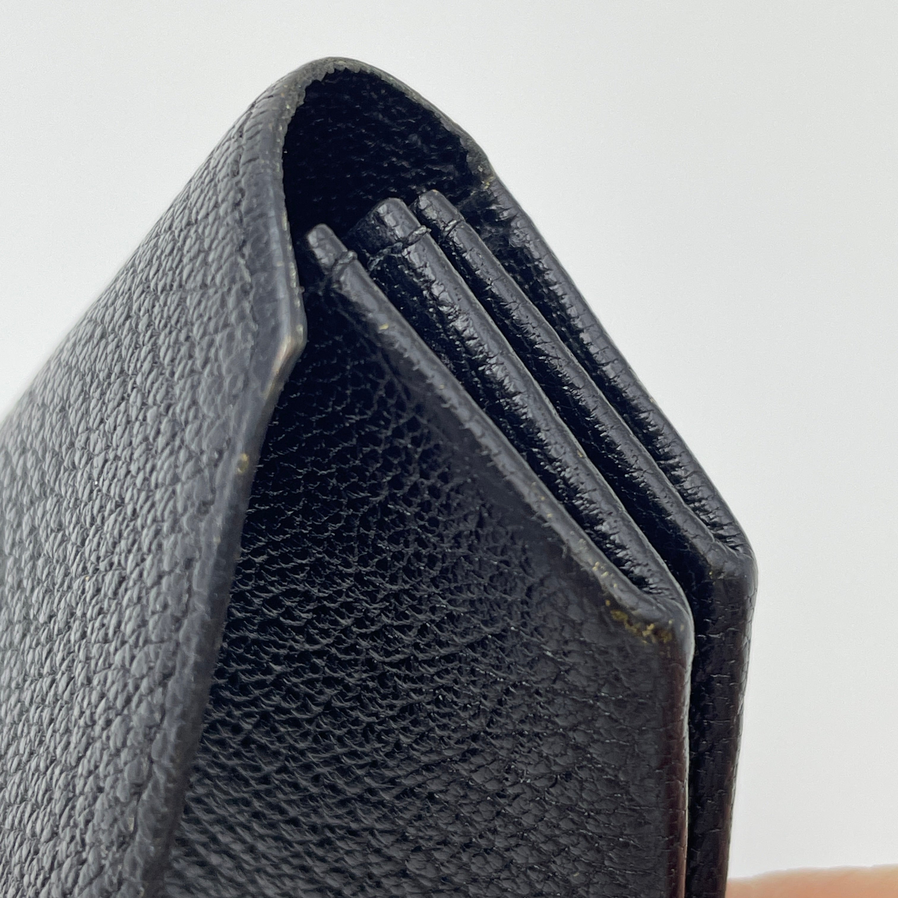 HERMES_(エルメス)_ル・ヴァンキャトル コインケース ヴェルソ_クロ/ シェーブル ゴールド金具_中古品