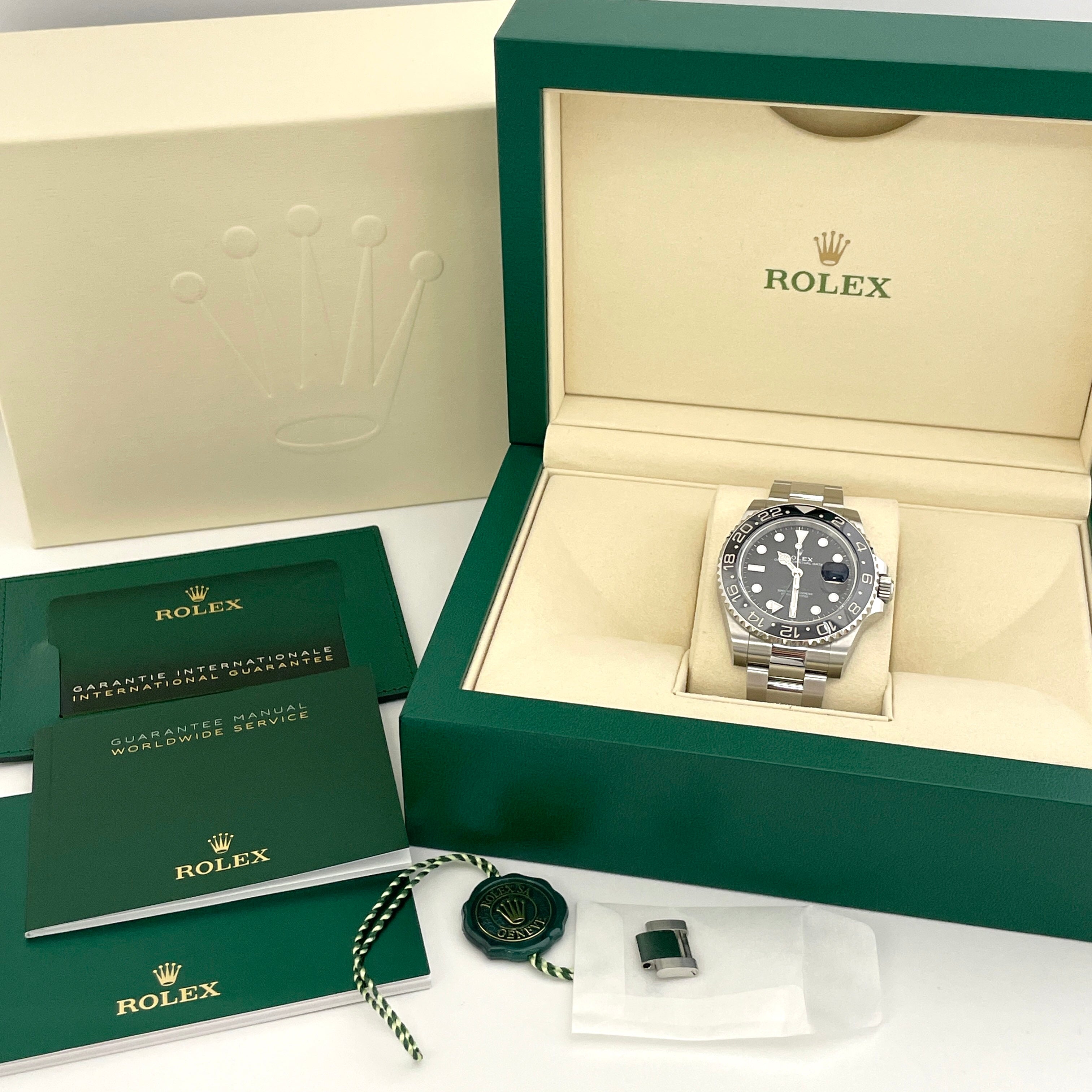 【送料無料】_ ROLEX_(ロレックス)_GMTマスターⅡ_ 126710GRNR_ オイスターブレス_ 中古品