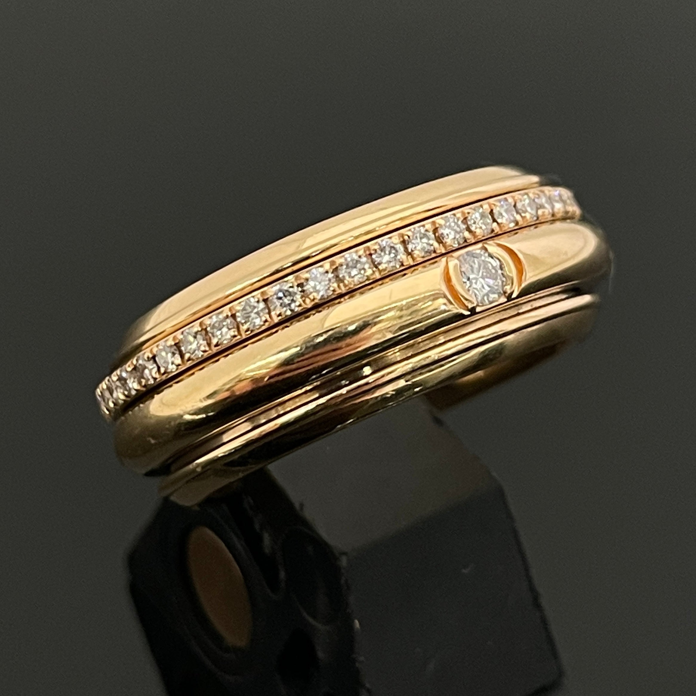 【送料無料】_PIAGET_(ピアジェ)_ポセション PGG34P8A57_K18PG ダイヤモンド リング_中古品