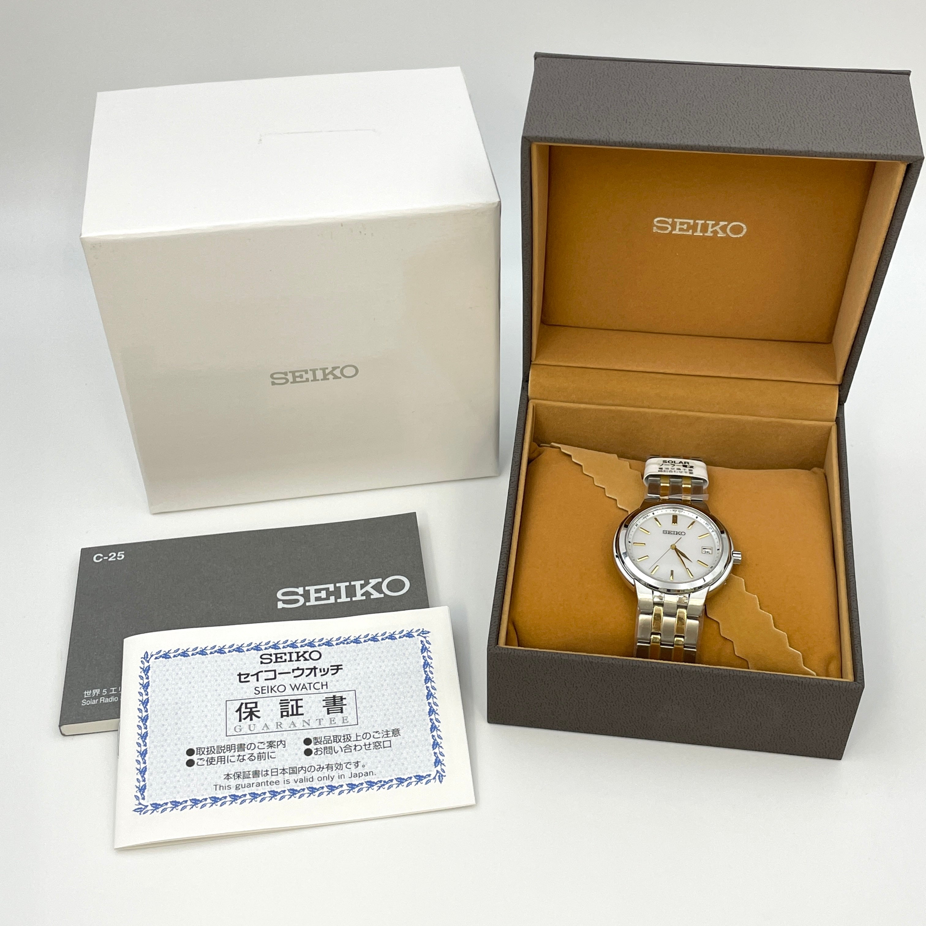 【送料無料】_SEIKO_(セイコー)_セイコーセレクション_SBTM285 7B62-0AA0_ソーラー電波 QZ_未使用品