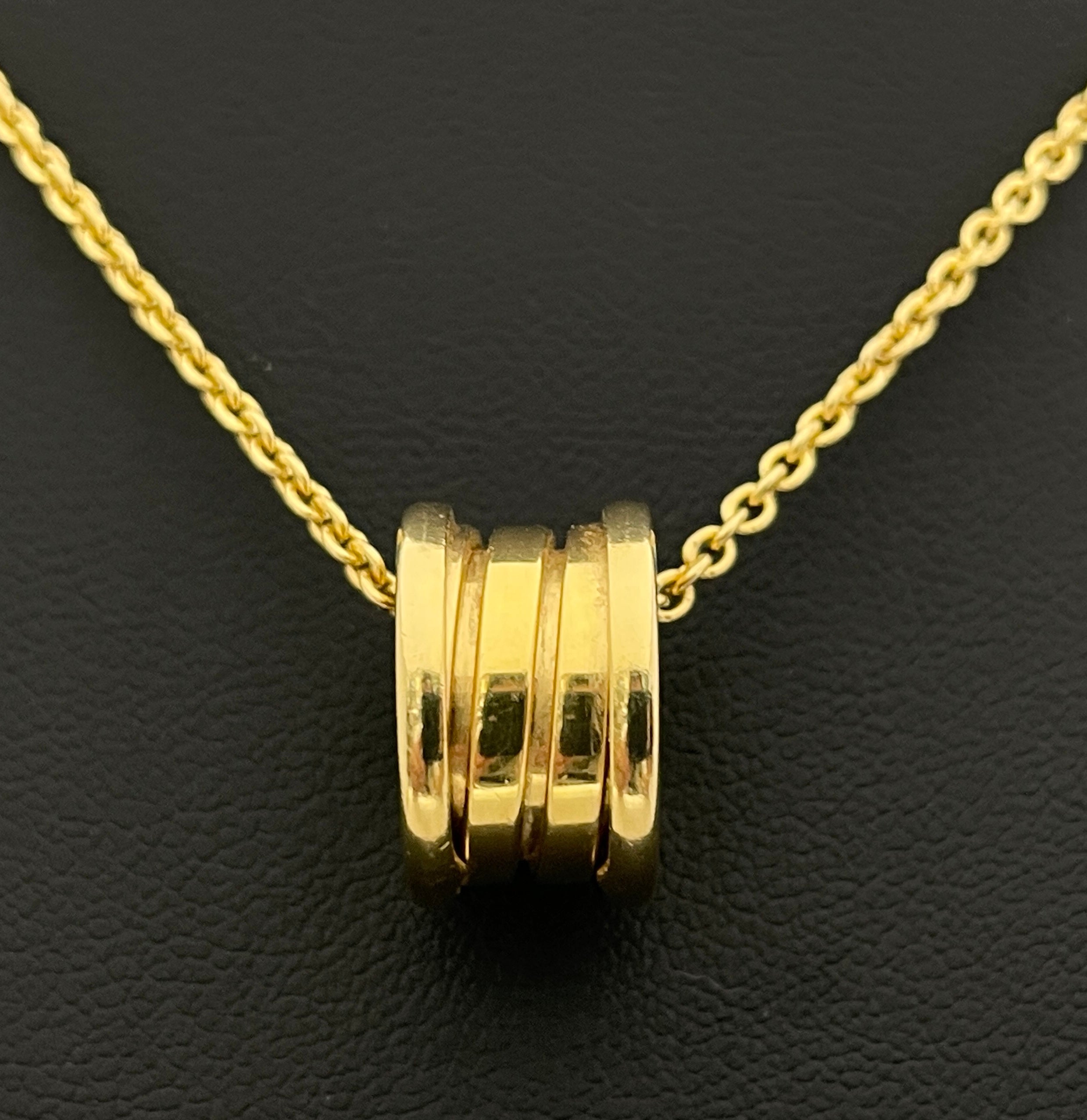 BVLGARI_(ブルガリ)_B-ZERO1 ネックレス_Au750 イエローゴールド_中古品