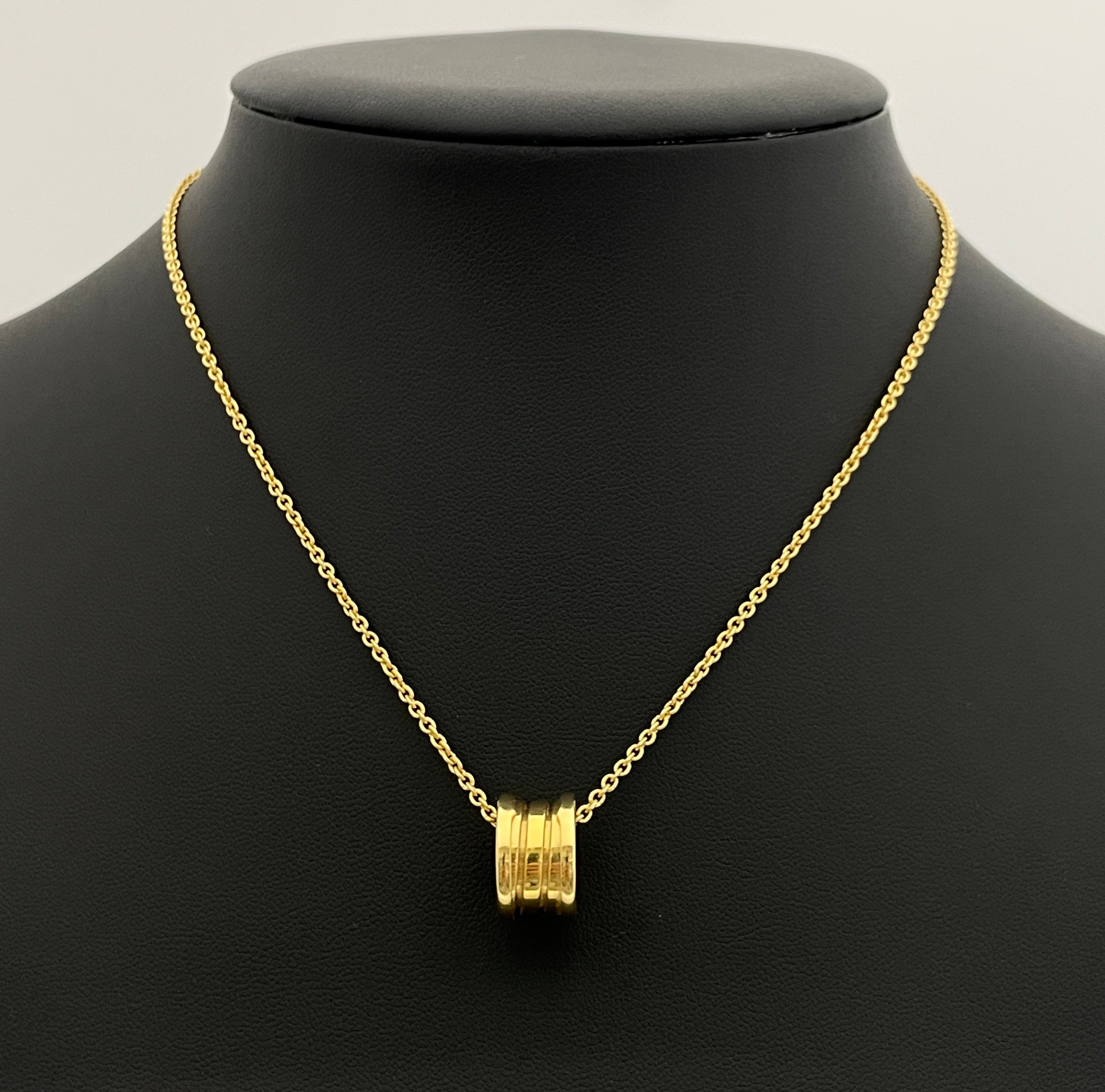 BVLGARI_(ブルガリ)_B-ZERO1 ネックレス_Au750 イエローゴールド_中古品