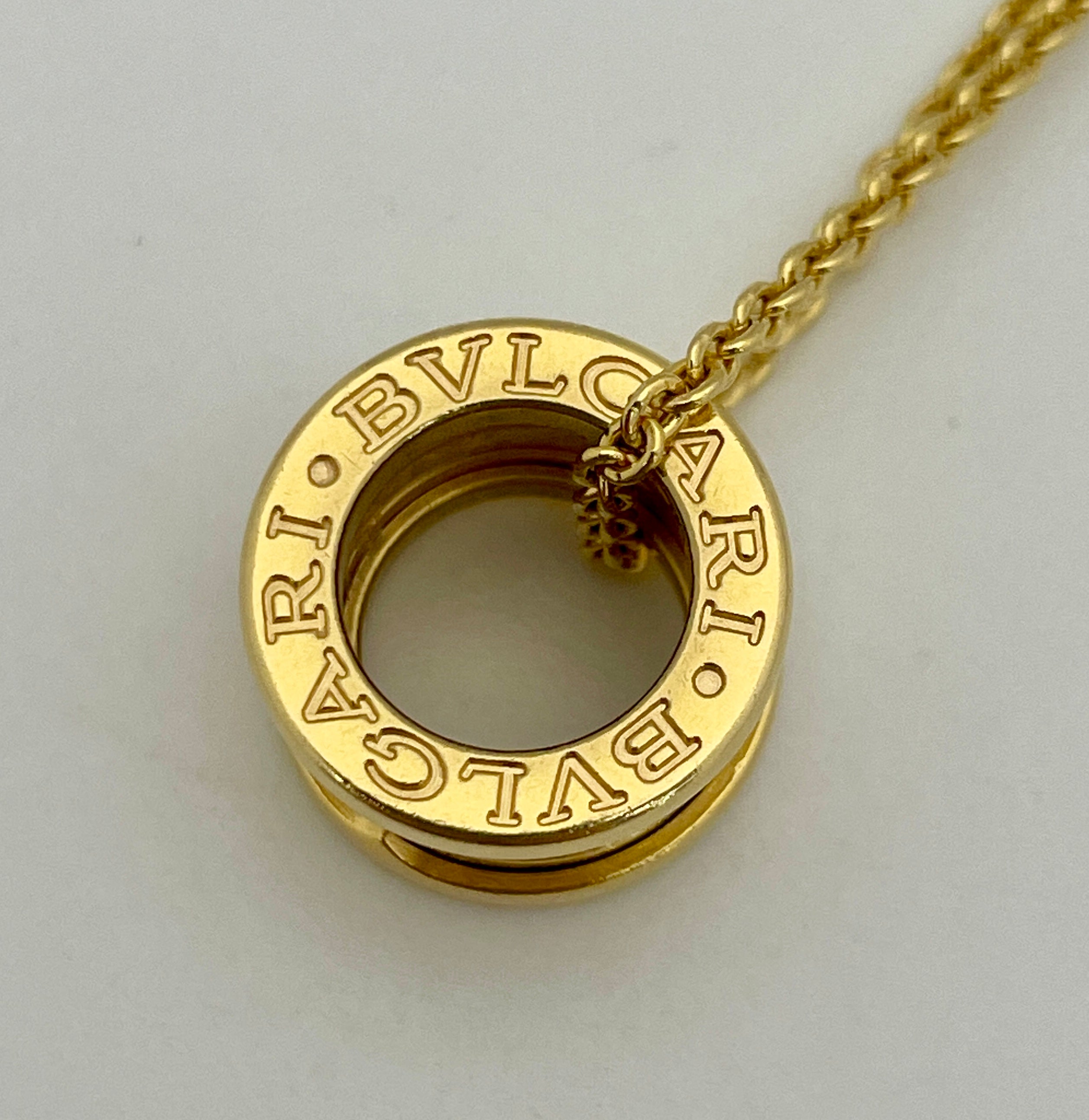 BVLGARI_(ブルガリ)_B-ZERO1 ネックレス_Au750 イエローゴールド_中古品