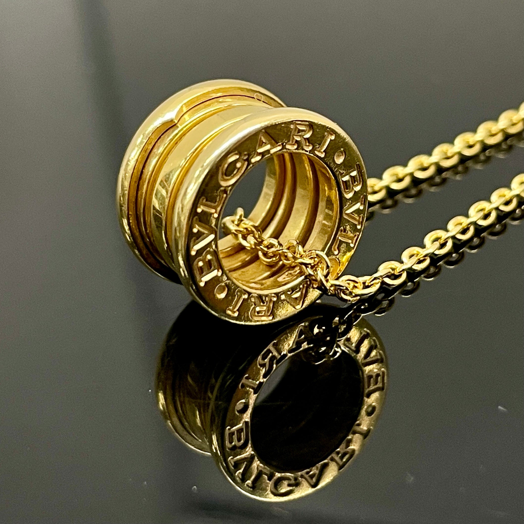 BVLGARI_(ブルガリ)_B-ZERO1 ネックレス_Au750 イエローゴールド_中古品