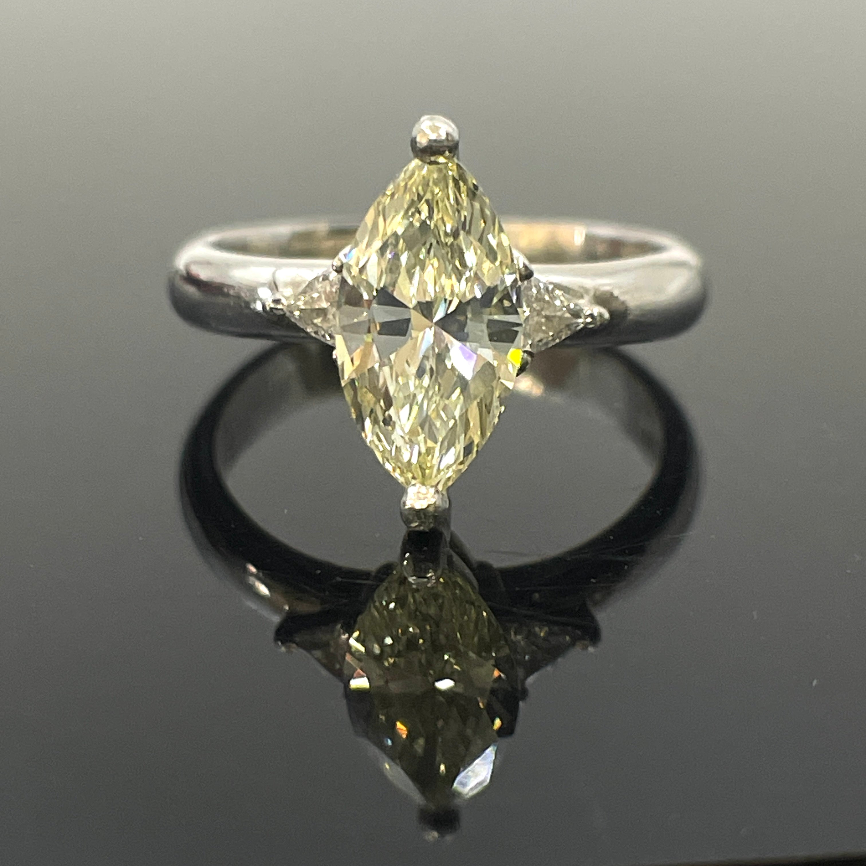 ノンブランド_Pt900 ダイヤモンドリング_D1.508ct(LY-SI1-MQ) FD0.14ct 7.1g_中央宝石研究所ソーティング_中古品